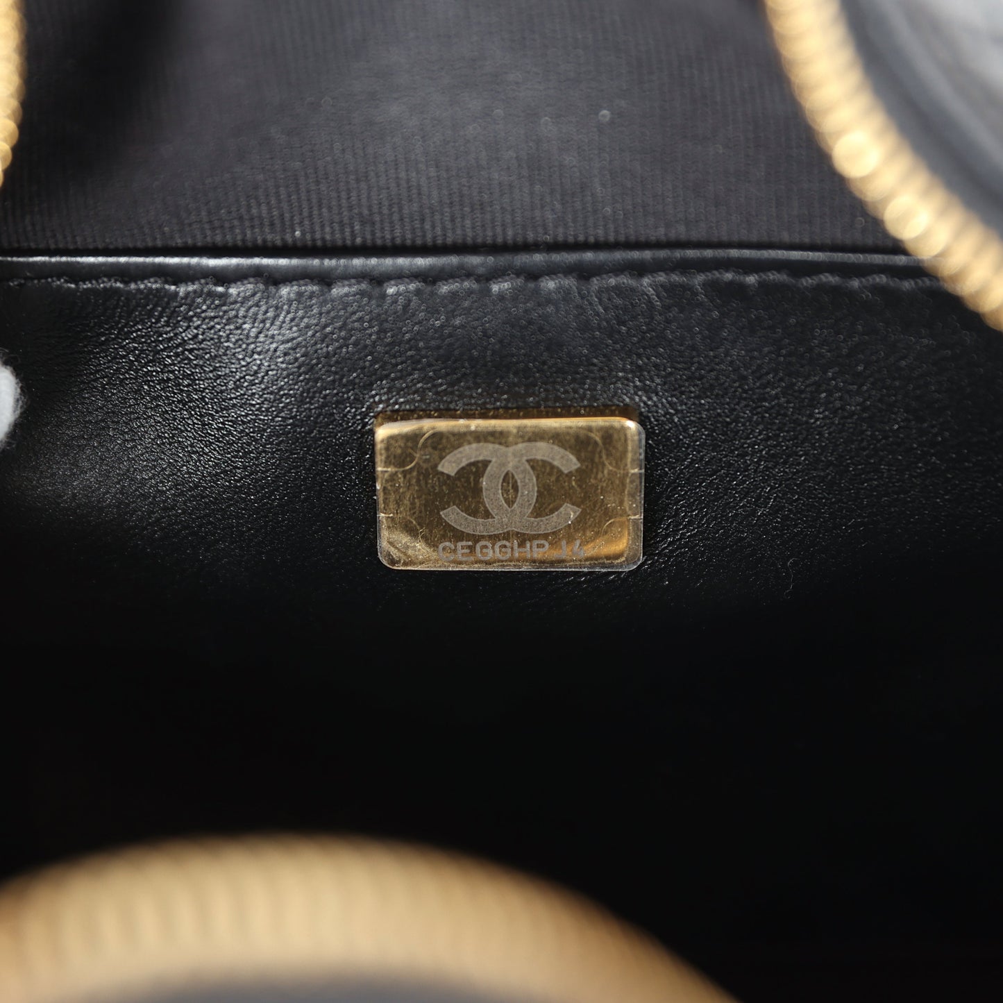 Chanel Star Bag Black Lambskin Light Gold Hardware