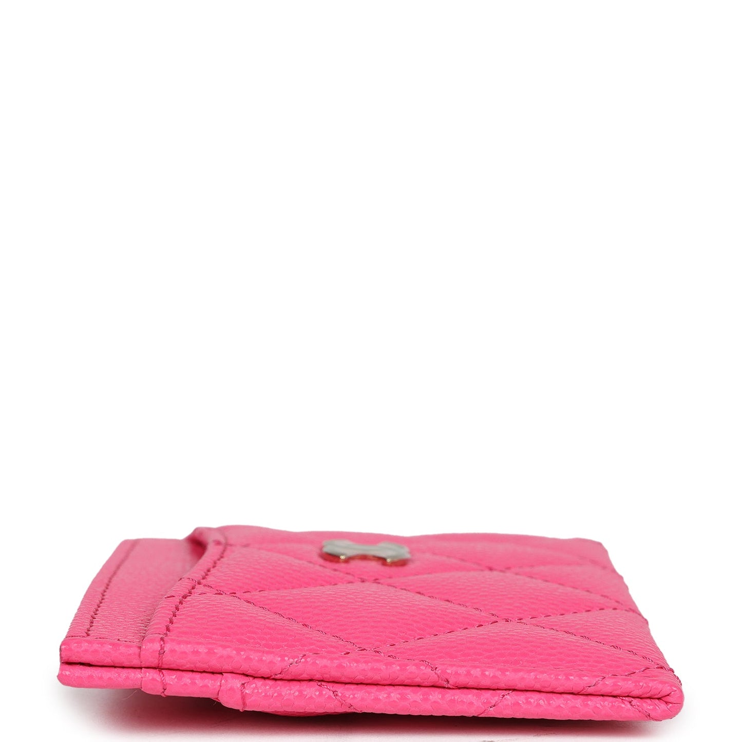 Chanel Card Holder Wallet Hot Pink Gold Hardware