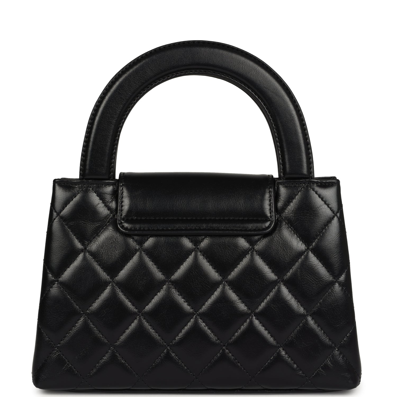 Chanel Small Kelly Black Shiny Aged Calfskin Brushed Gold Hardware - Bob Flawless Skincare 