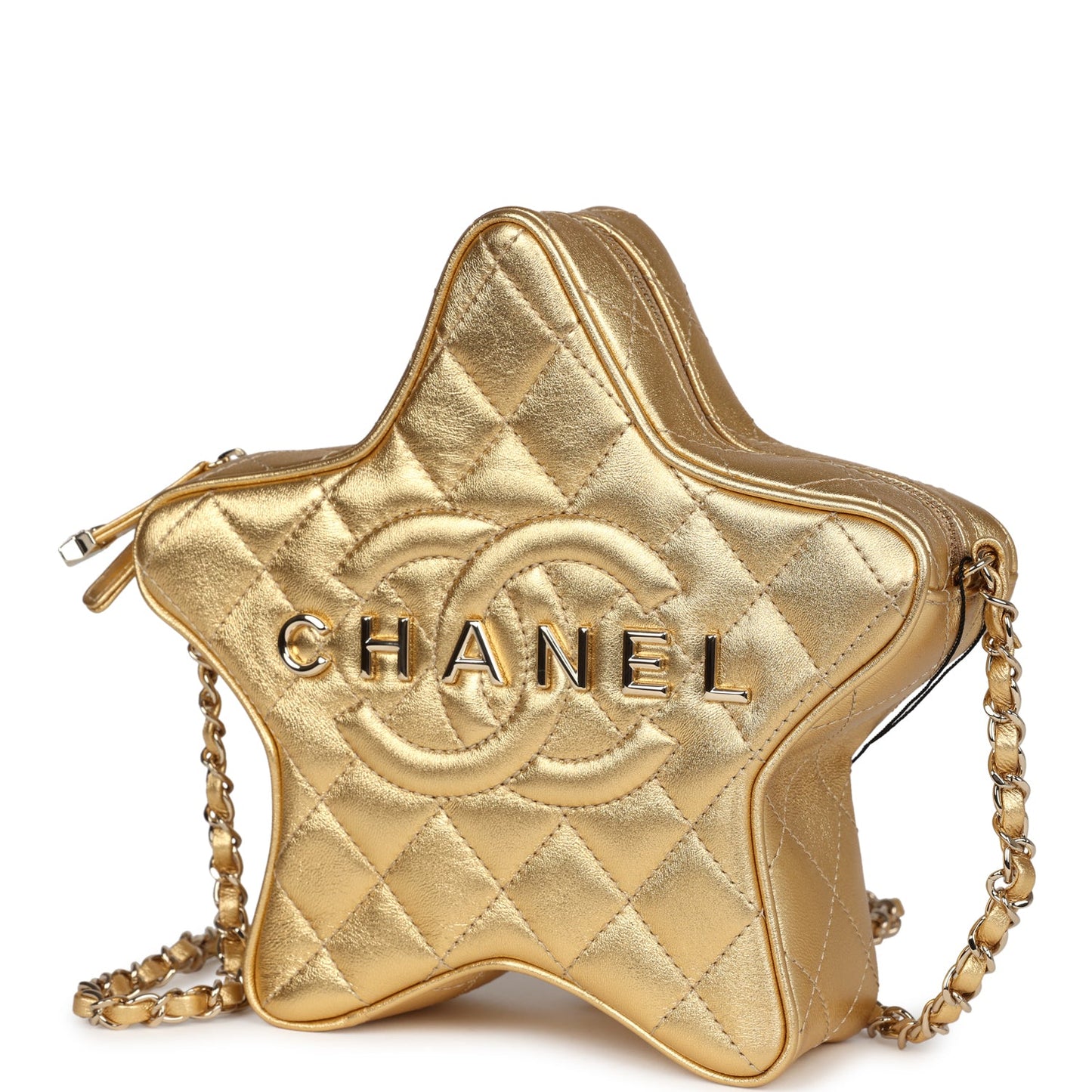 Chanel Star Bag Metallic Gold Lambskin Gold Hardware