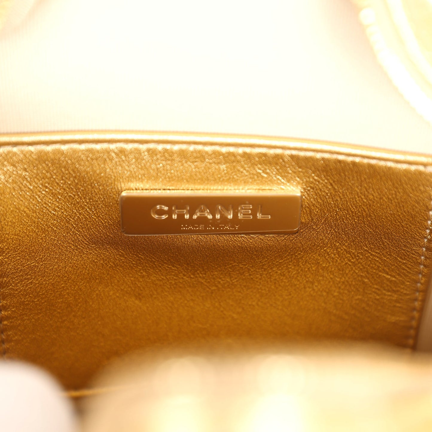 Chanel Star Bag Metallic Gold Lambskin Gold Hardware