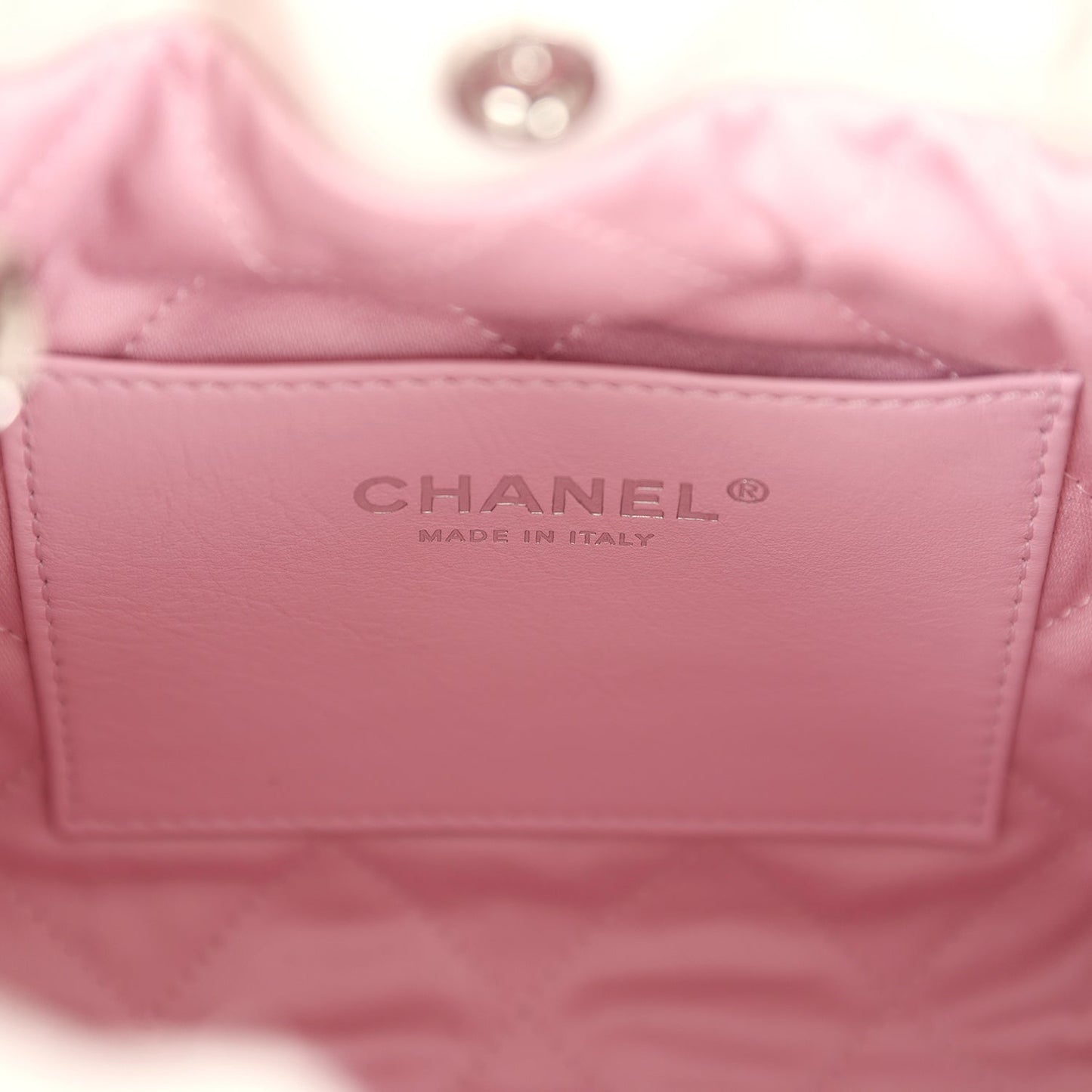 Chanel Mini 22 Pink and White Ombre Calfskin Light Gold Hardware - Bob Flawless Skincare 