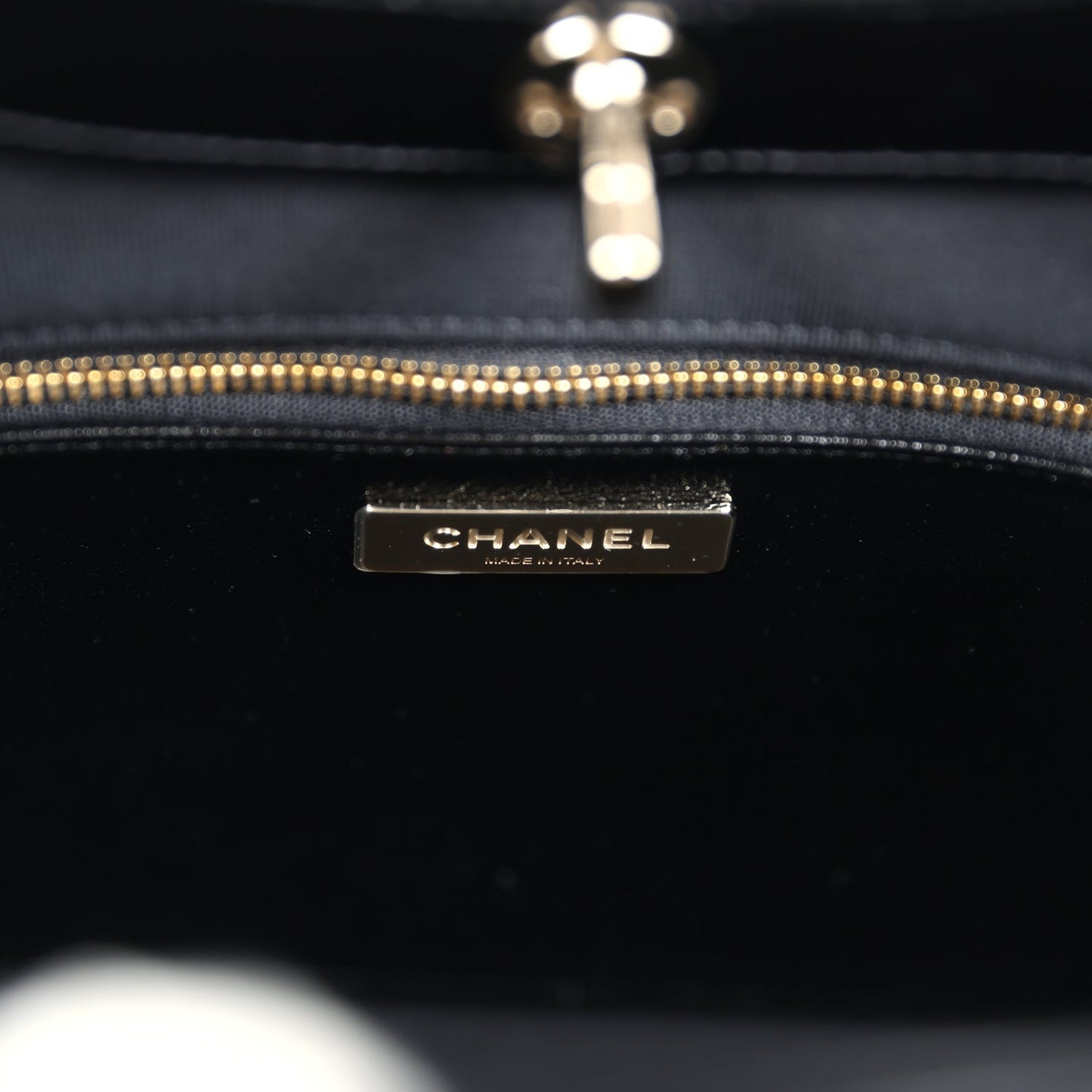 Chanel Large 31 Shopper Black Shiny Lambskin Light Gold Hardware - Bob Flawless Skincare 