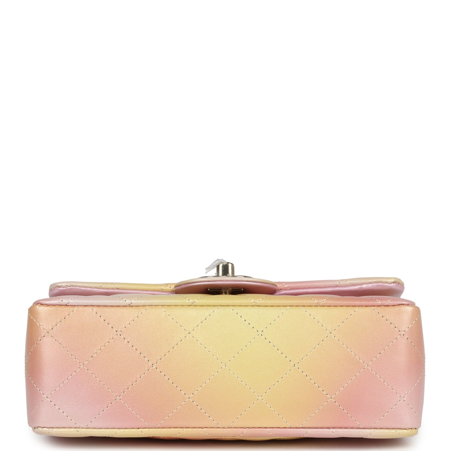 Chanel Mini Rectangular Flap Bag Iridescent Ombre Lambskin Light Gold Hardware - Bob Flawless Skincare 