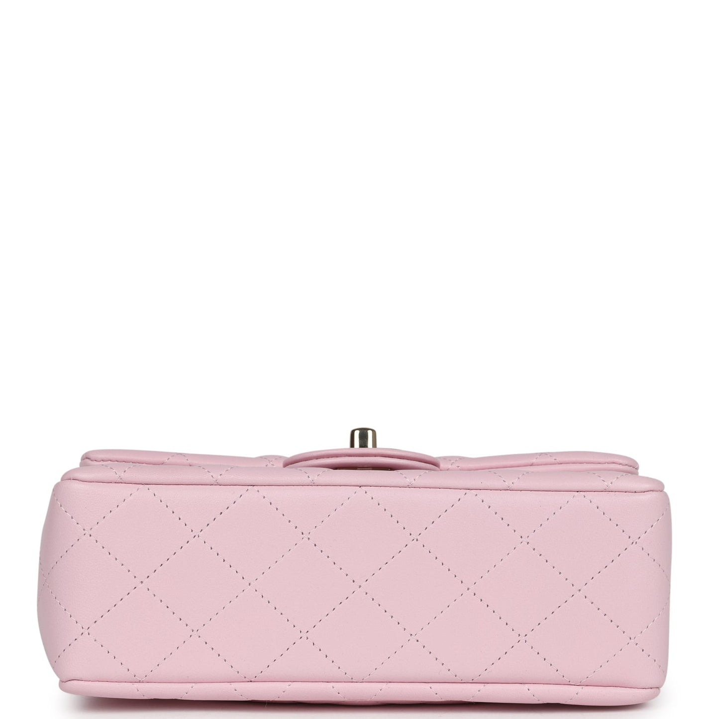 Chanel Mini Rectangular Flap Light Pink Lambskin Light Gold Hardware - Bob Flawless Skincare 