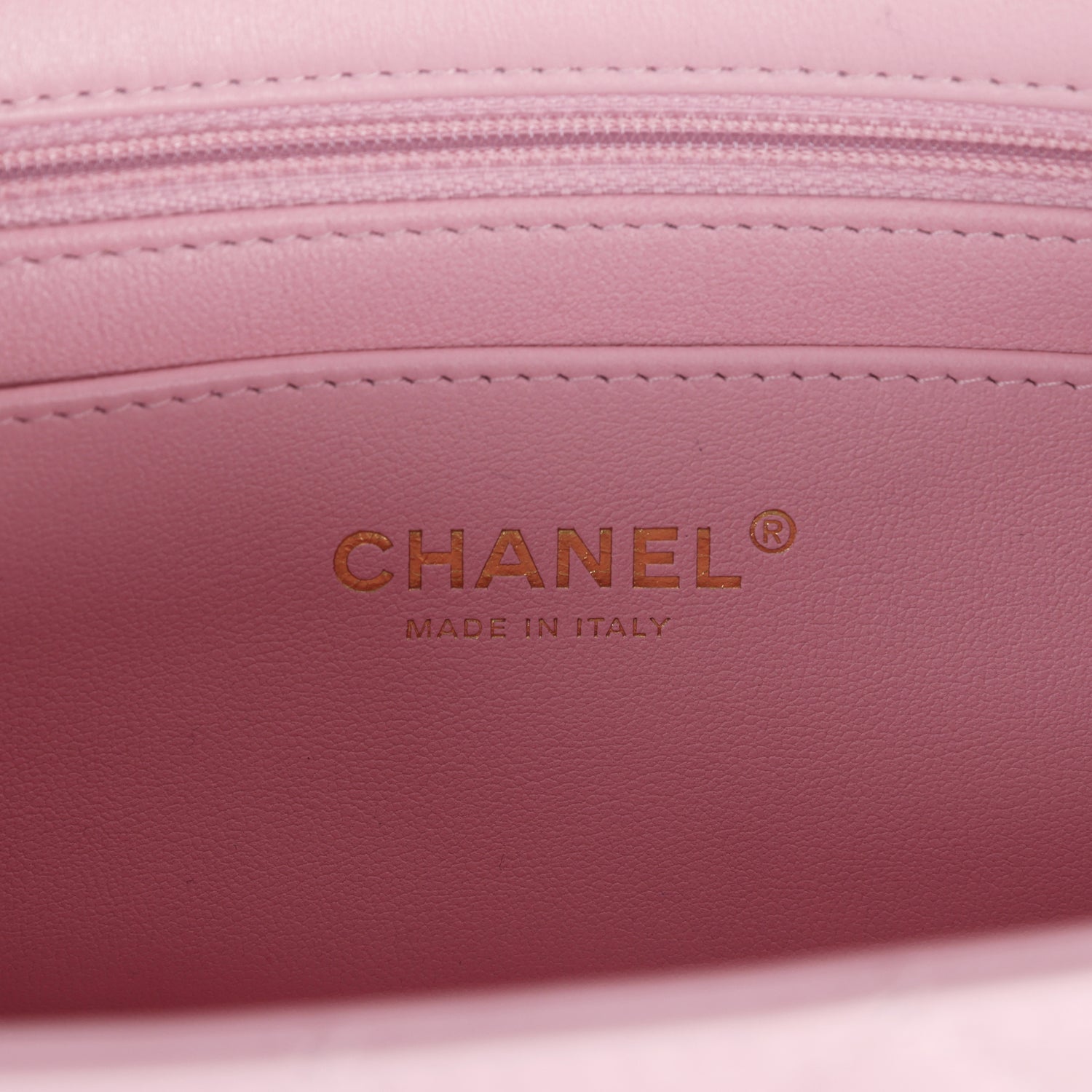 Chanel Mini Rectangular Flap Light Pink Lambskin Light Gold Hardware - Bob Flawless Skincare 