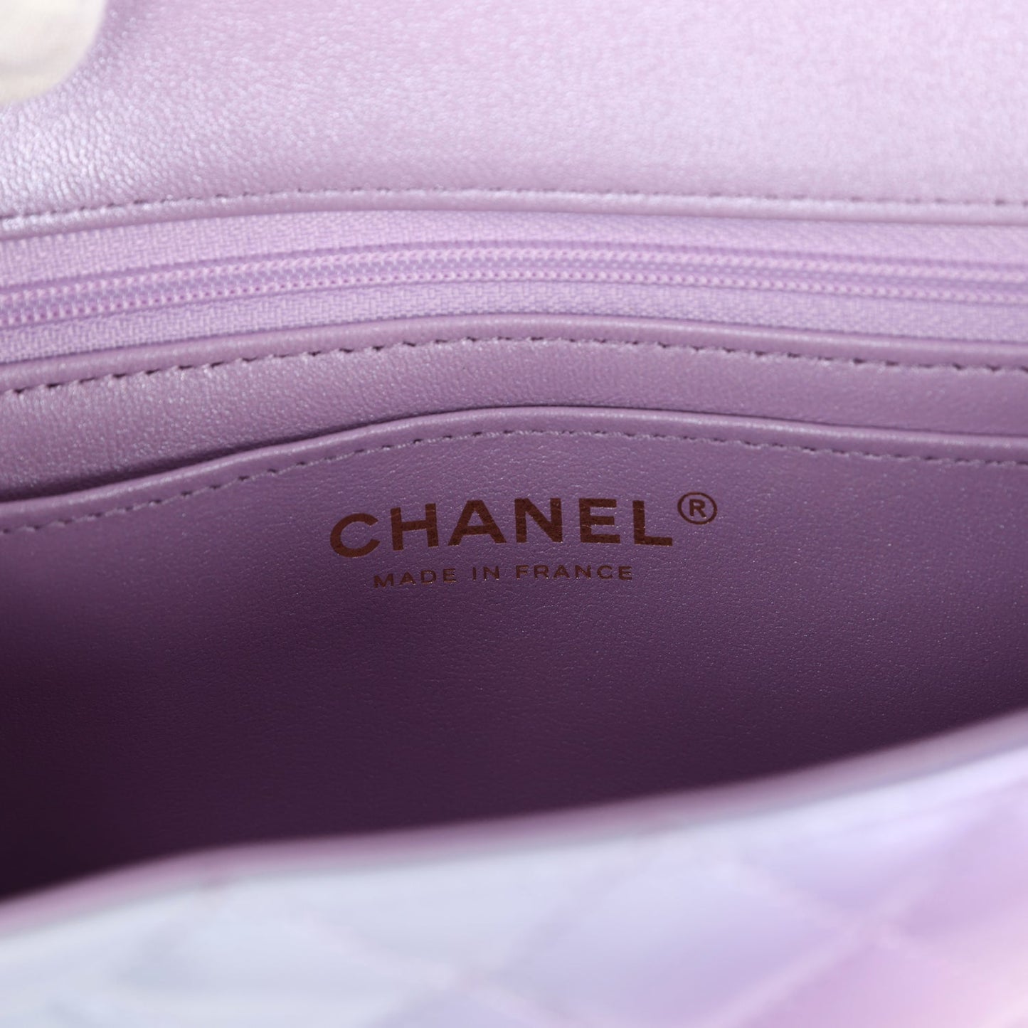 Chanel Mini Rectangular Flap Bag Purple Ombre Lambskin Light Gold Hardware - Bob Flawless Skincare 