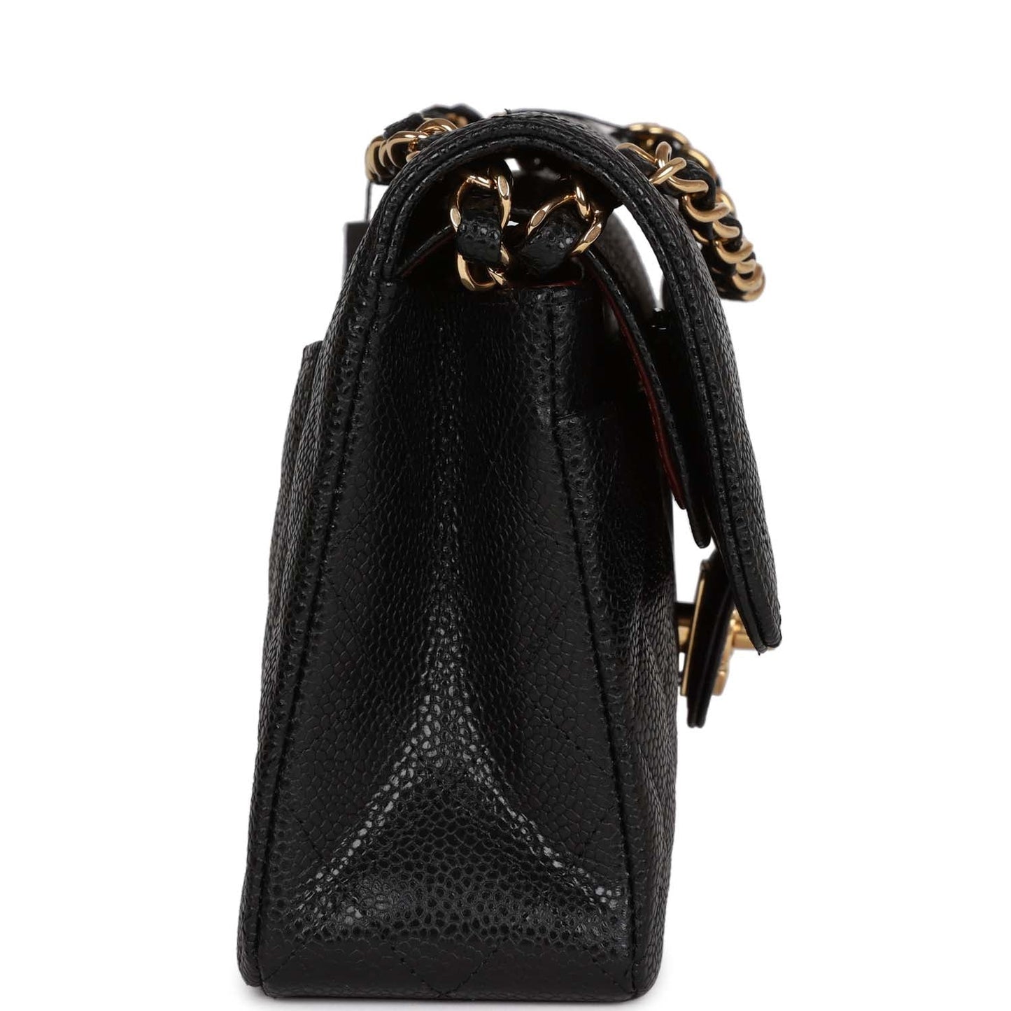 Chanel Small Classic Double Flap Black Caviar Gold Hardware