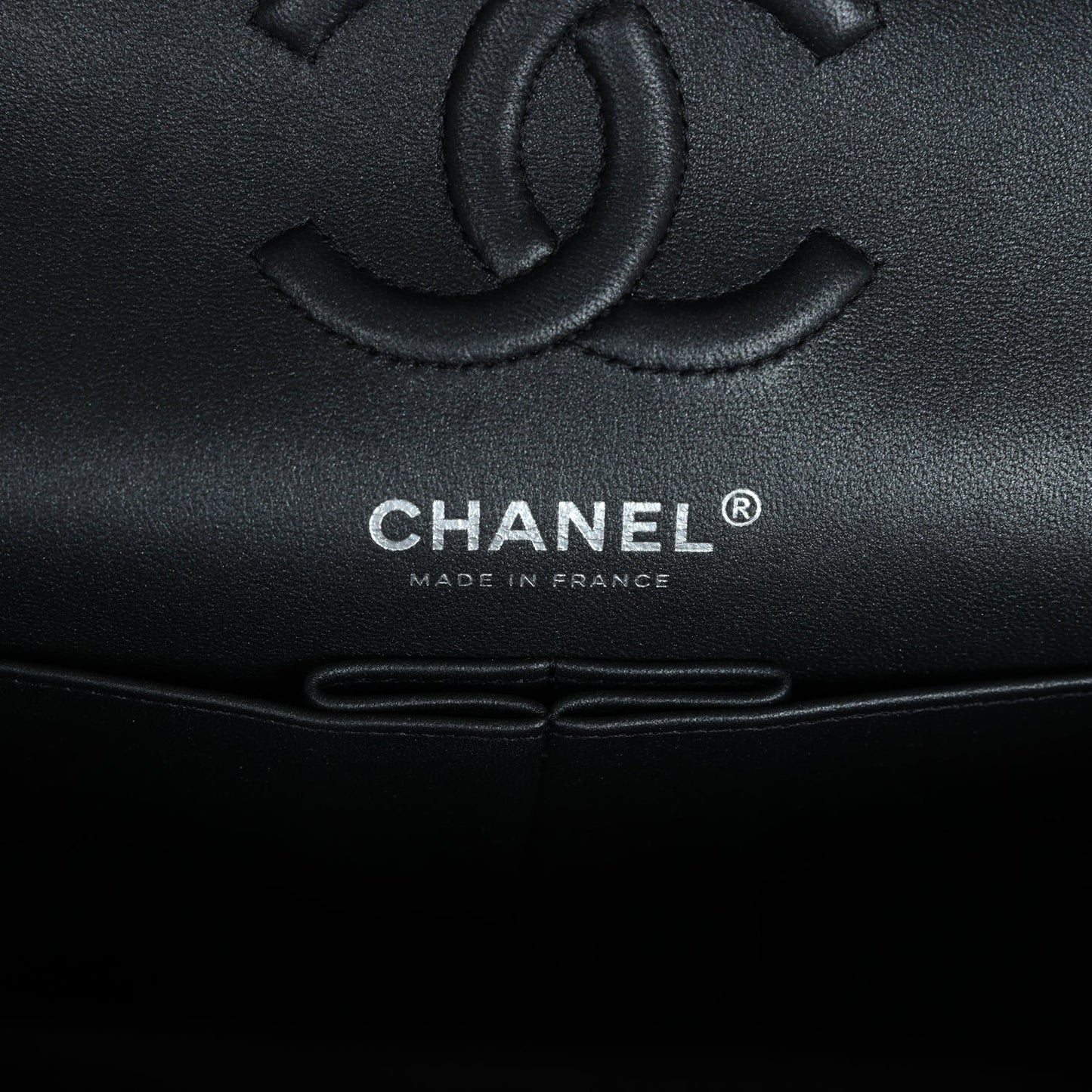 Chanel Small Classic Double Flap Bag SO Black Iridescent Lambskin Black Hardware