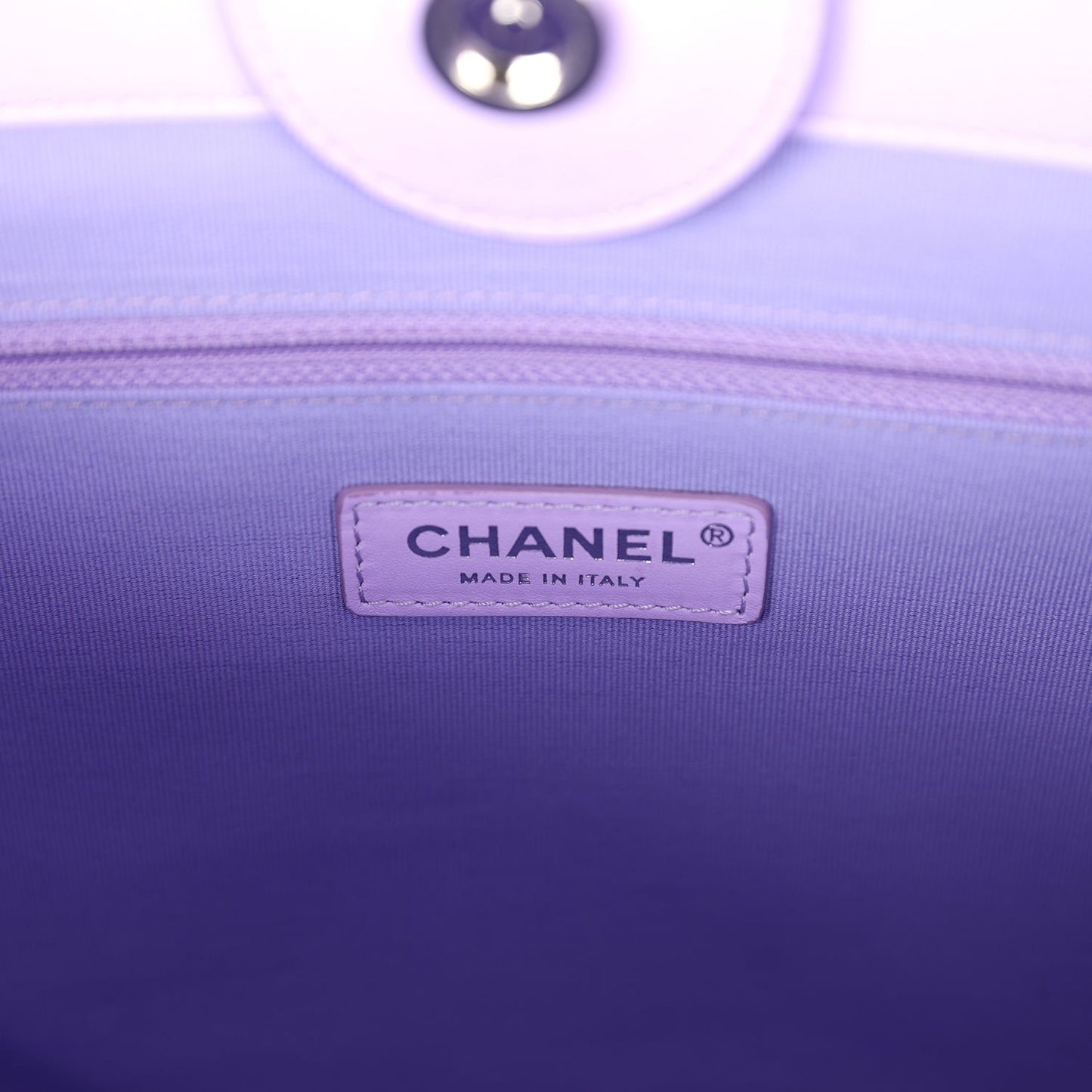 Chanel Small Deauville Shopping Tote Pink and Purple Ombre Calfskin Silver Hardware - Bob Flawless Skincare 