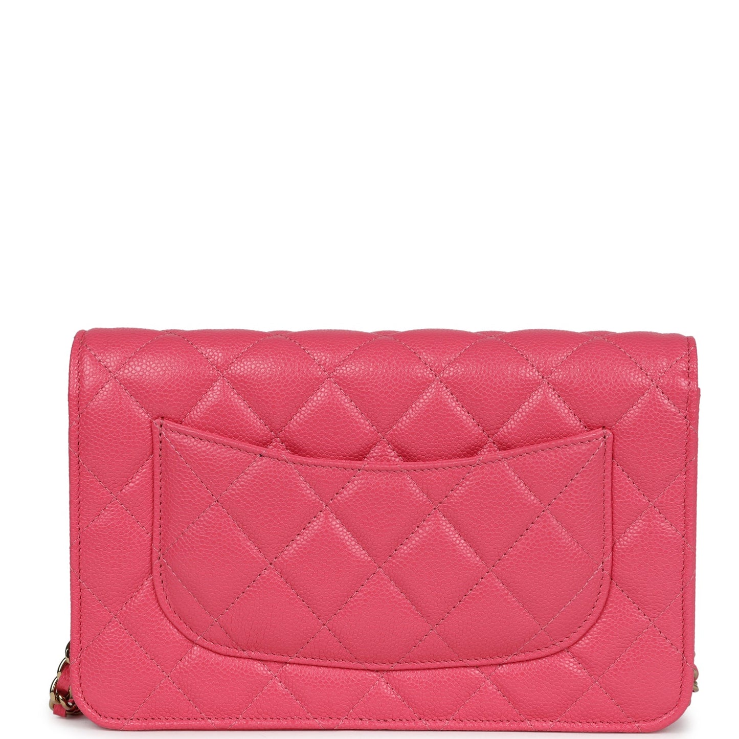 Chanel Wallet on Chain WOC Hot Pink Caviar Gold Metal Hardware