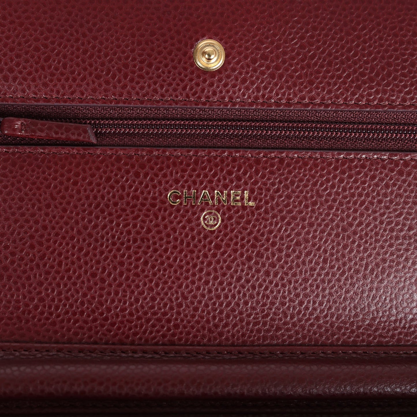 Chanel Classic Wallet On Chain WOC Burgundy Caviar Gold Hardware - Bob Flawless Skincare 