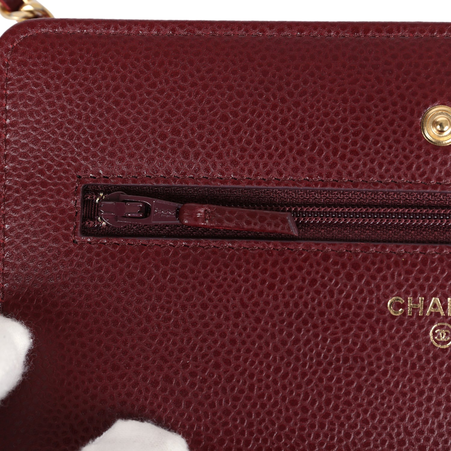 Chanel Classic Wallet On Chain WOC Burgundy Caviar Gold Hardware - Bob Flawless Skincare 