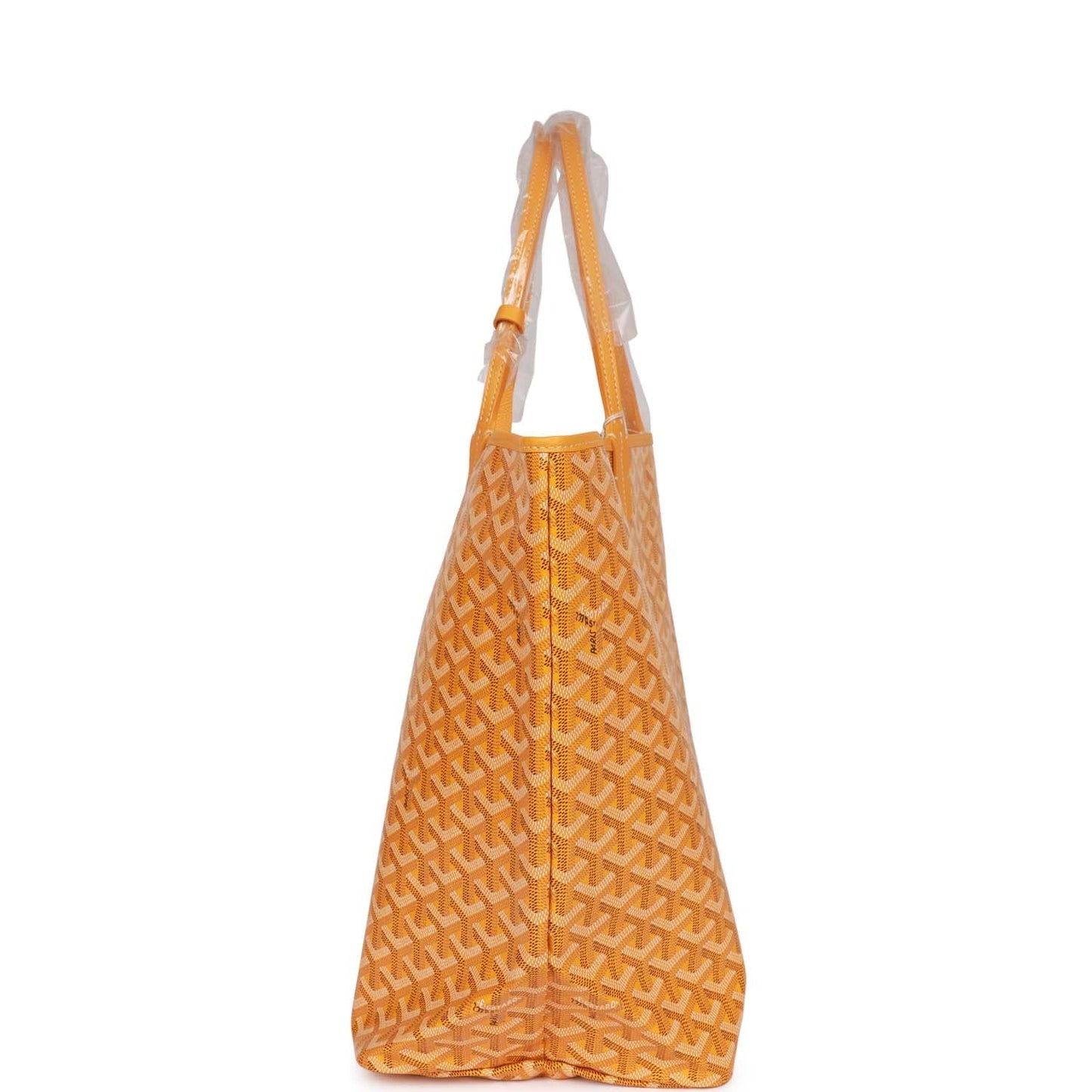 Goyard Goyardine Yellow St. Louis GM Tote Bag Palladium Hardware