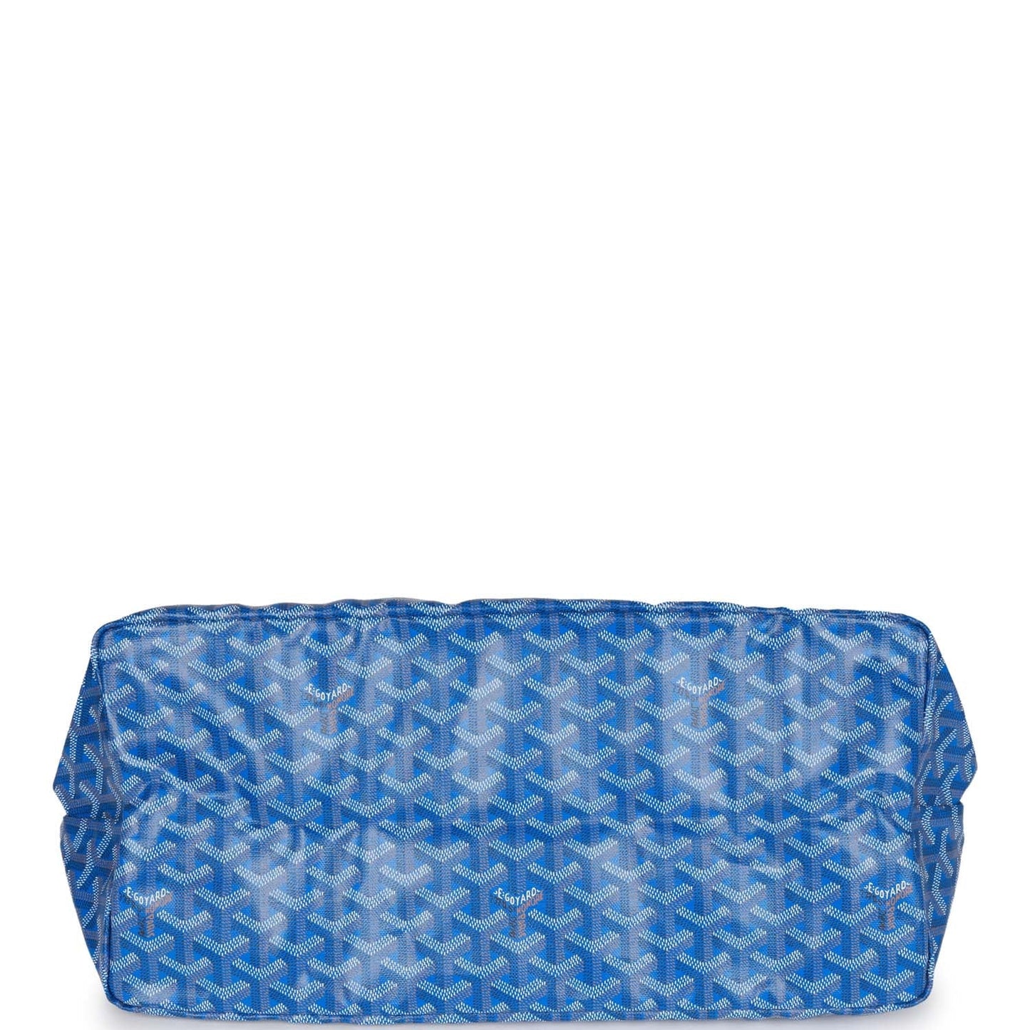 Goyard Goyardine Blue St. Louis GM Tote Bag Palladium Hardware