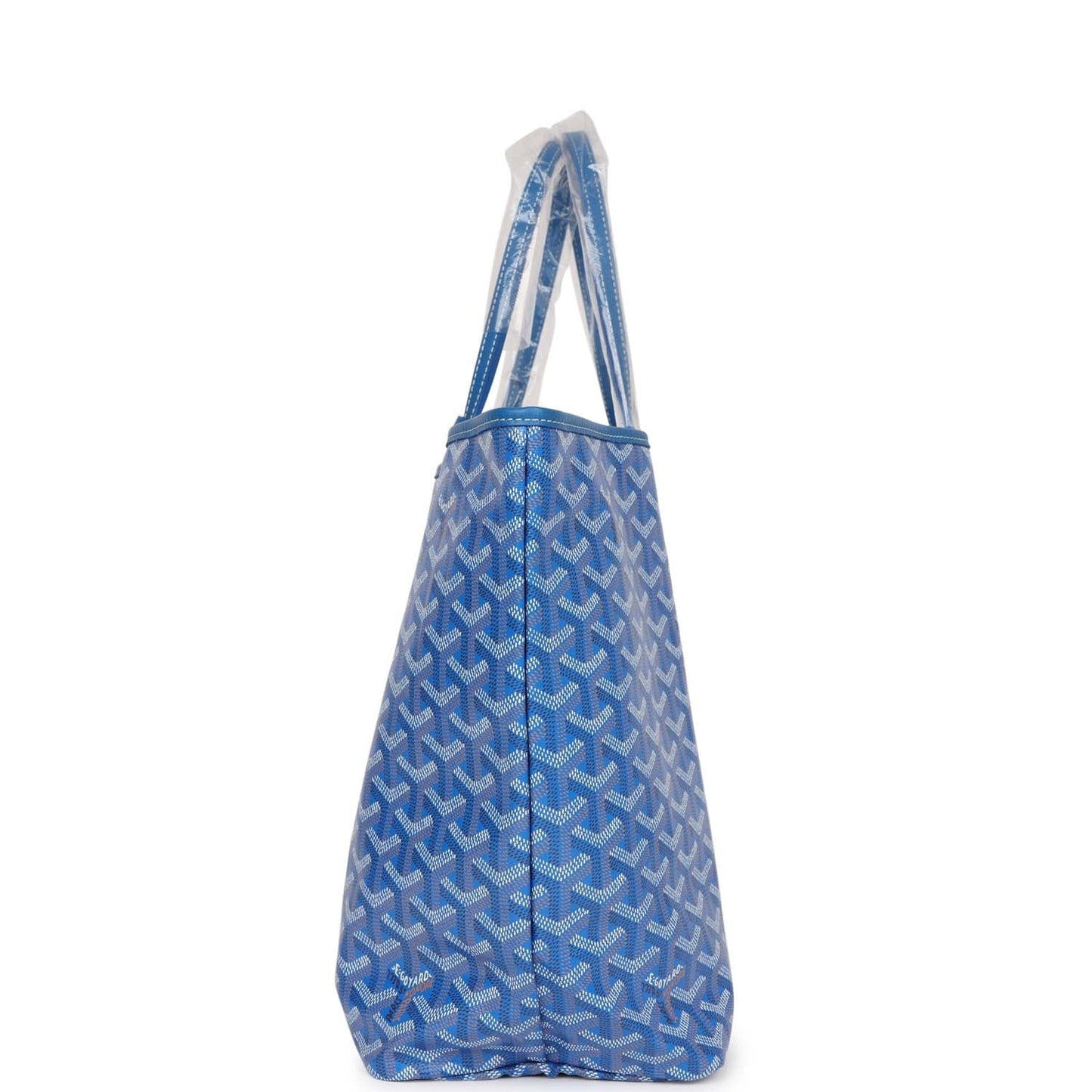 Goyard Goyardine Sky Blue St. Louis PM Tote Bag Palladium Hardware