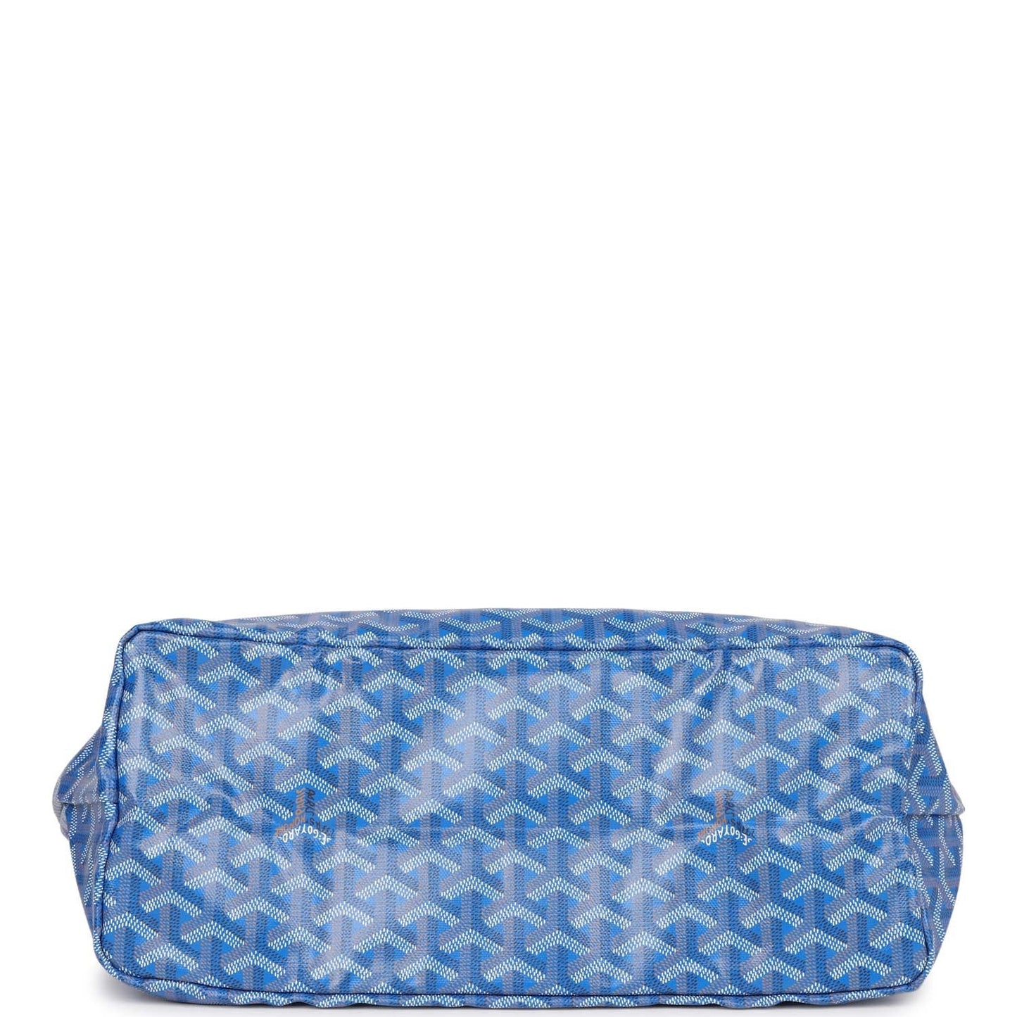 Goyard Goyardine Sky Blue St. Louis PM Tote Bag Palladium Hardware