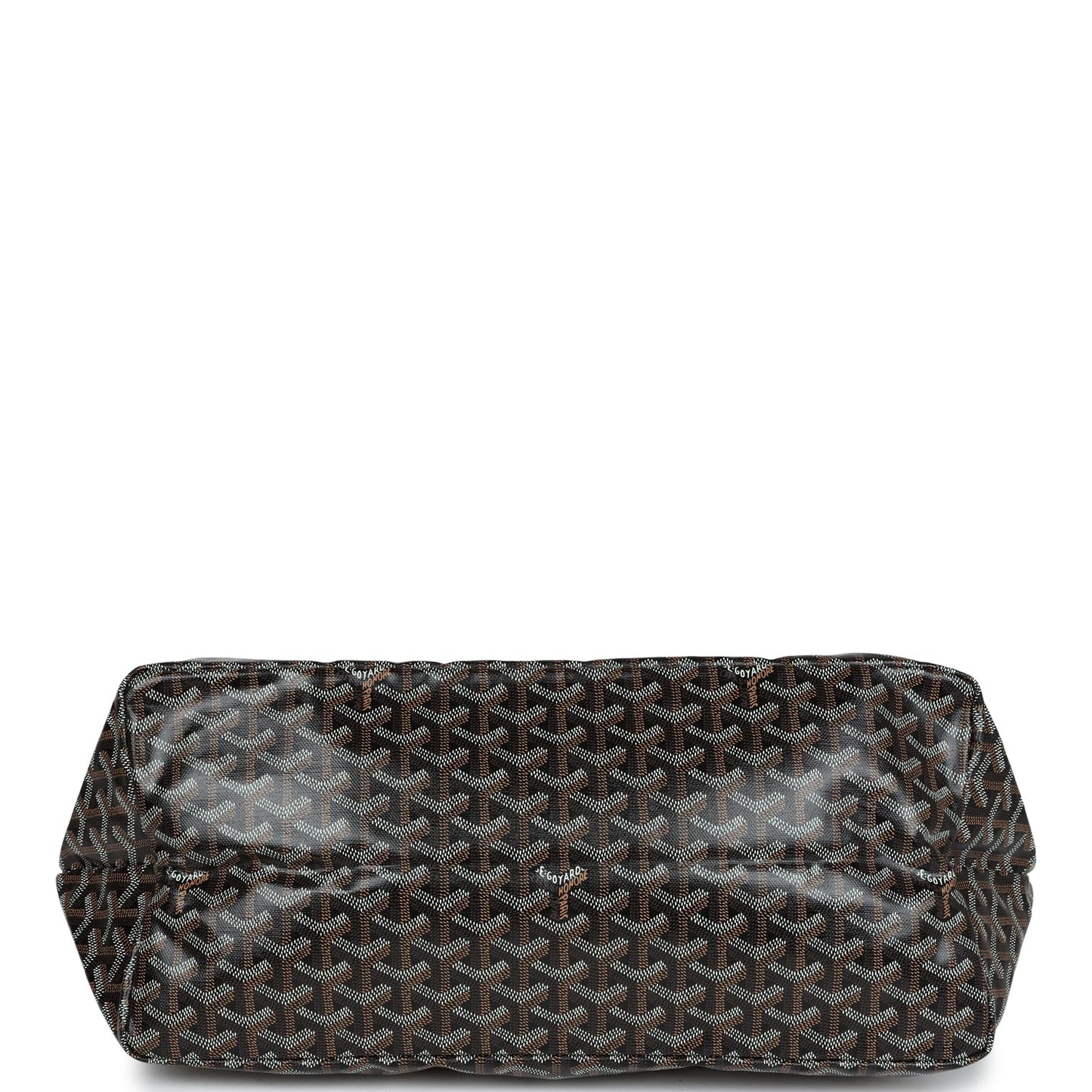 Goyard Goyardine Black Saint Louis GM Tote Bag Palladium Hardware