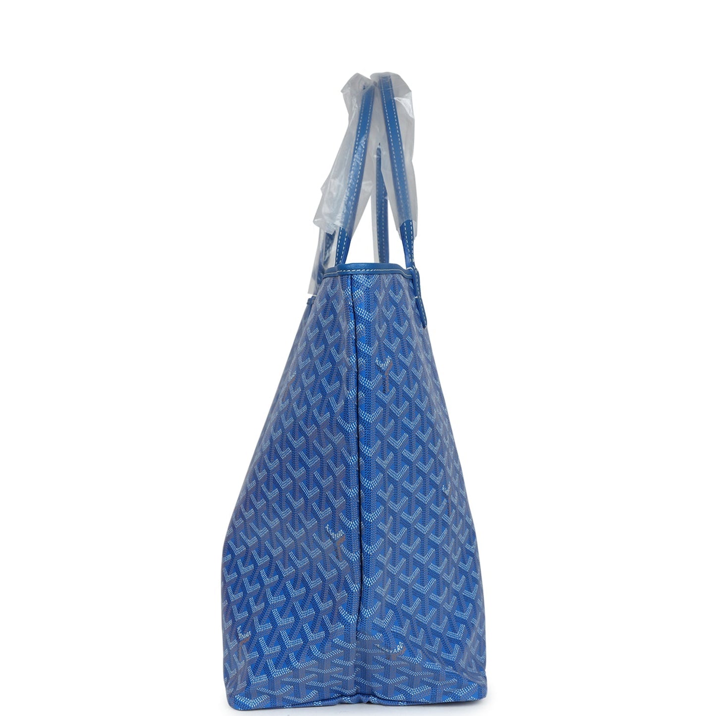 Goyard Goyardine Sky Blue St. Louis GM Tote Bag Palladium Hardware