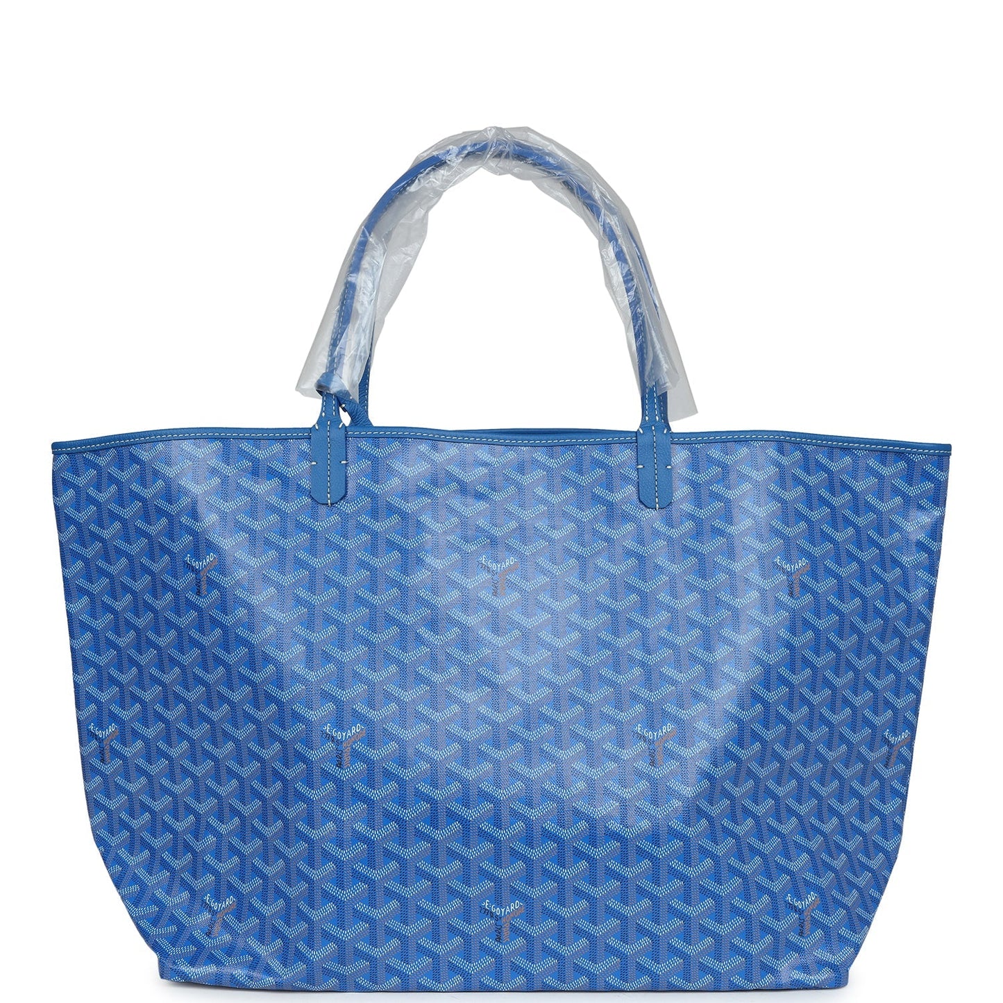 Goyard Goyardine Sky Blue St. Louis GM Tote Bag Palladium Hardware