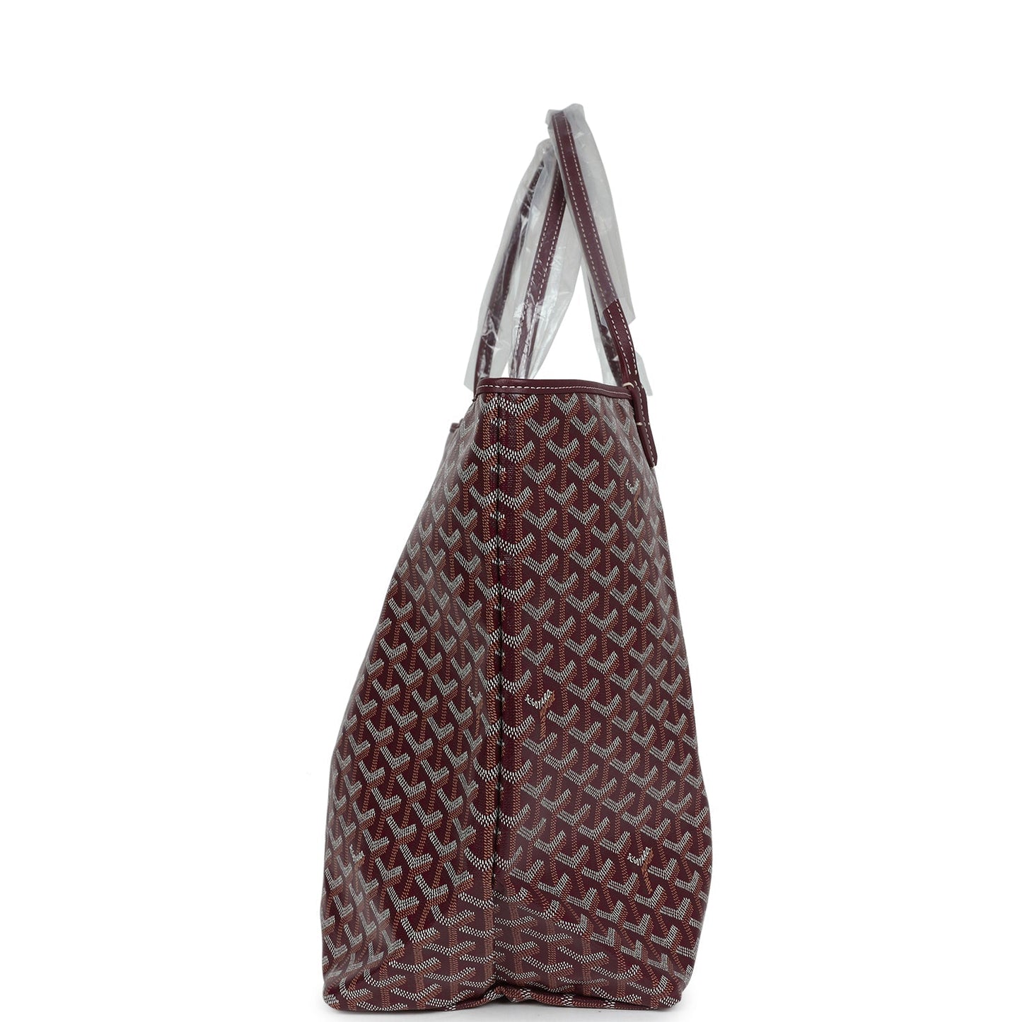 Goyard Goyardine Burgundy St. Louis GM Tote Bag Palladium Hardware