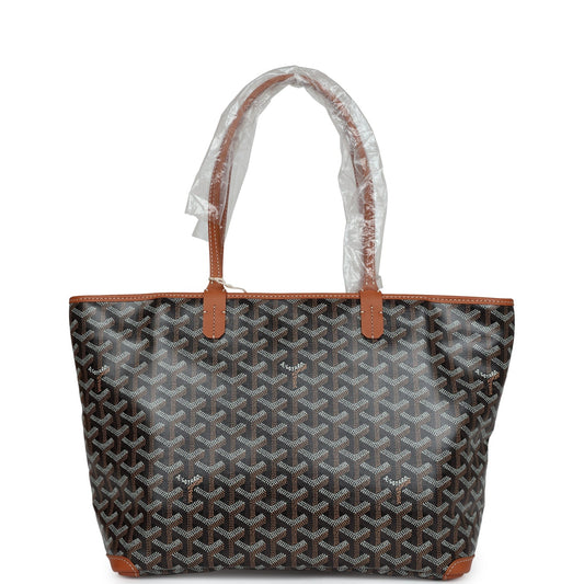 Goyard Goyardine Black Artois PM Palladium Hardware