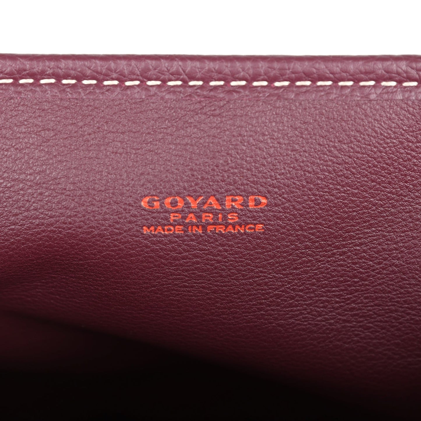 Goyard Goyardine Burgundy Anjou Mini Bag Palladium Hardware