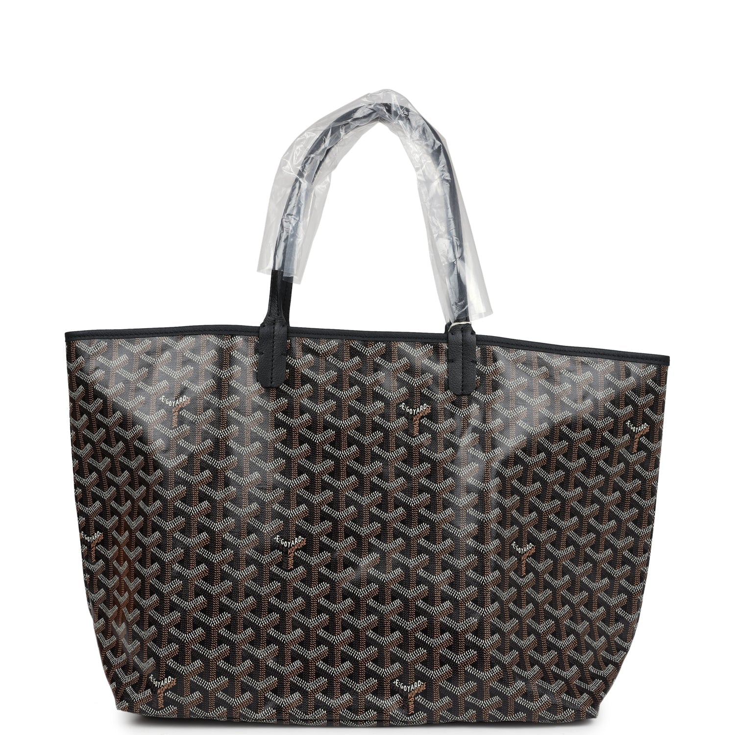 Goyard Goyardine Black St. Louis PM Tote Bag Palladium Hardware - Bob Flawless Skincare 