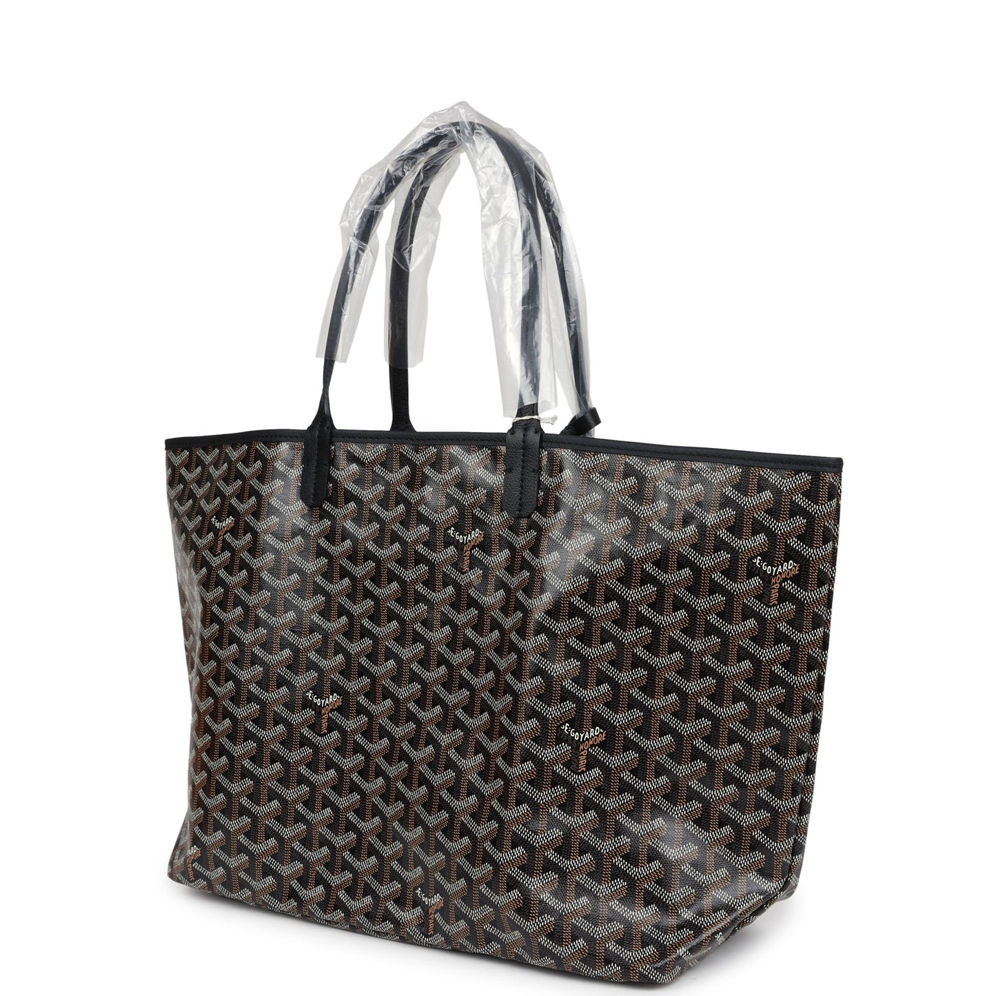 Goyard Goyardine Black St. Louis PM Tote Bag Palladium Hardware - Bob Flawless Skincare 