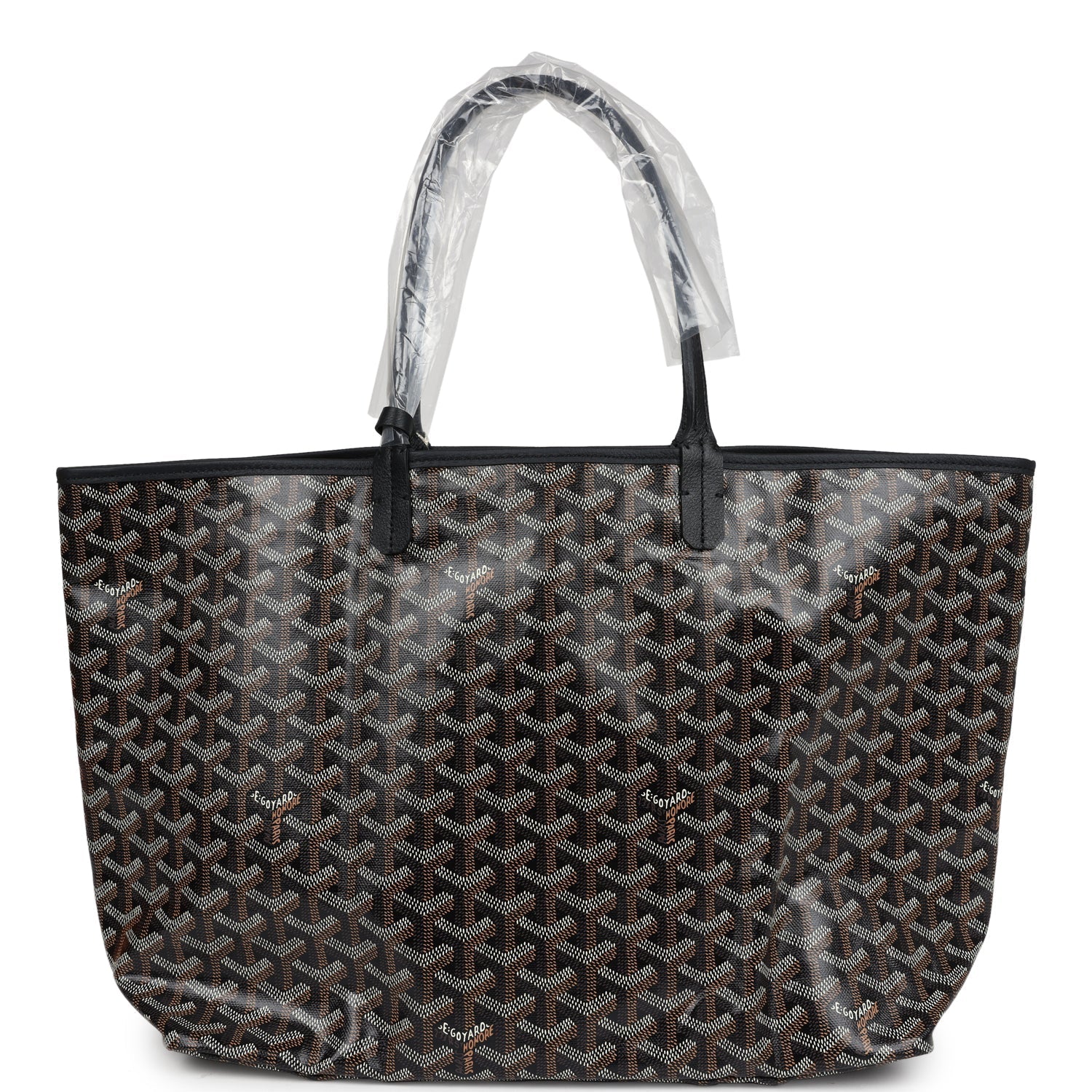 Goyard Goyardine Black St. Louis PM Tote Bag Palladium Hardware - Bob Flawless Skincare 