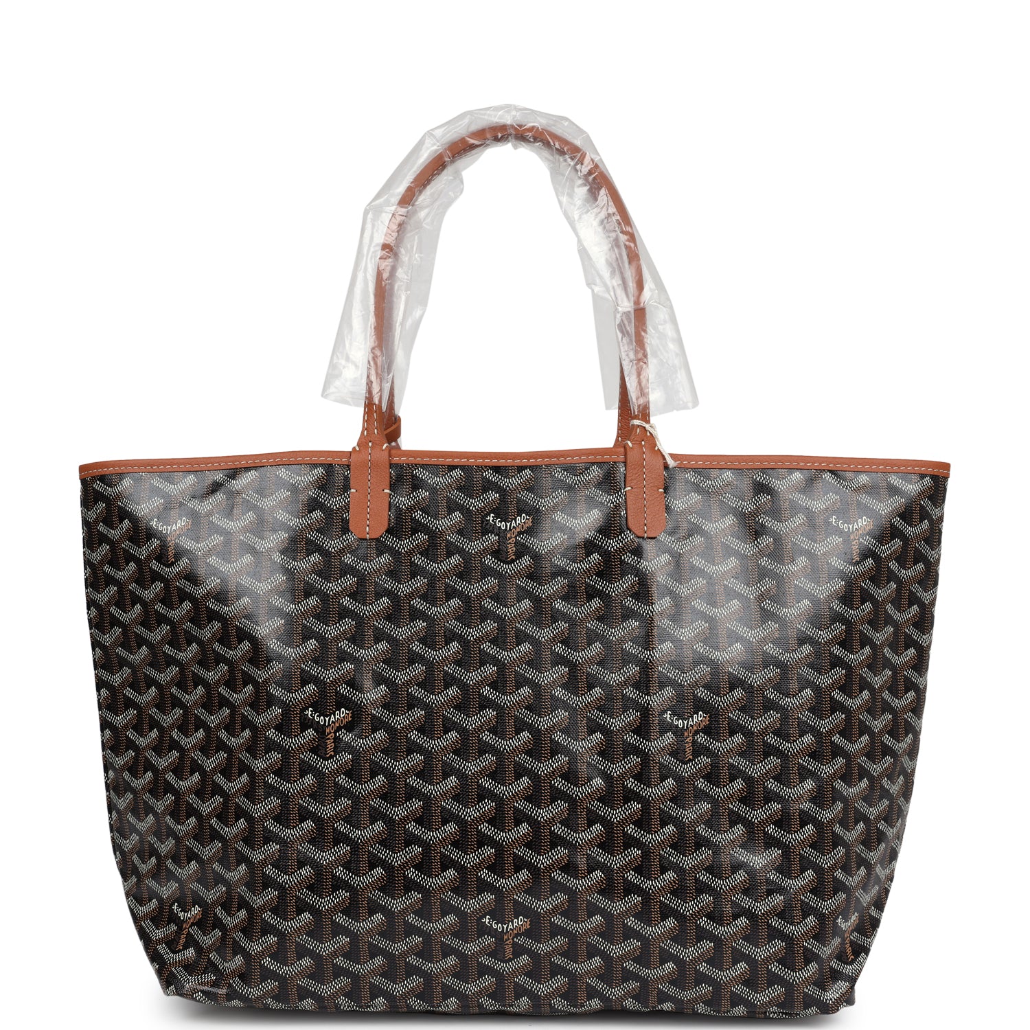 Goyard Goyardine Black and Brown St. Louis PM Tote Bag Palladium Hardware - Bob Flawless Skincare 