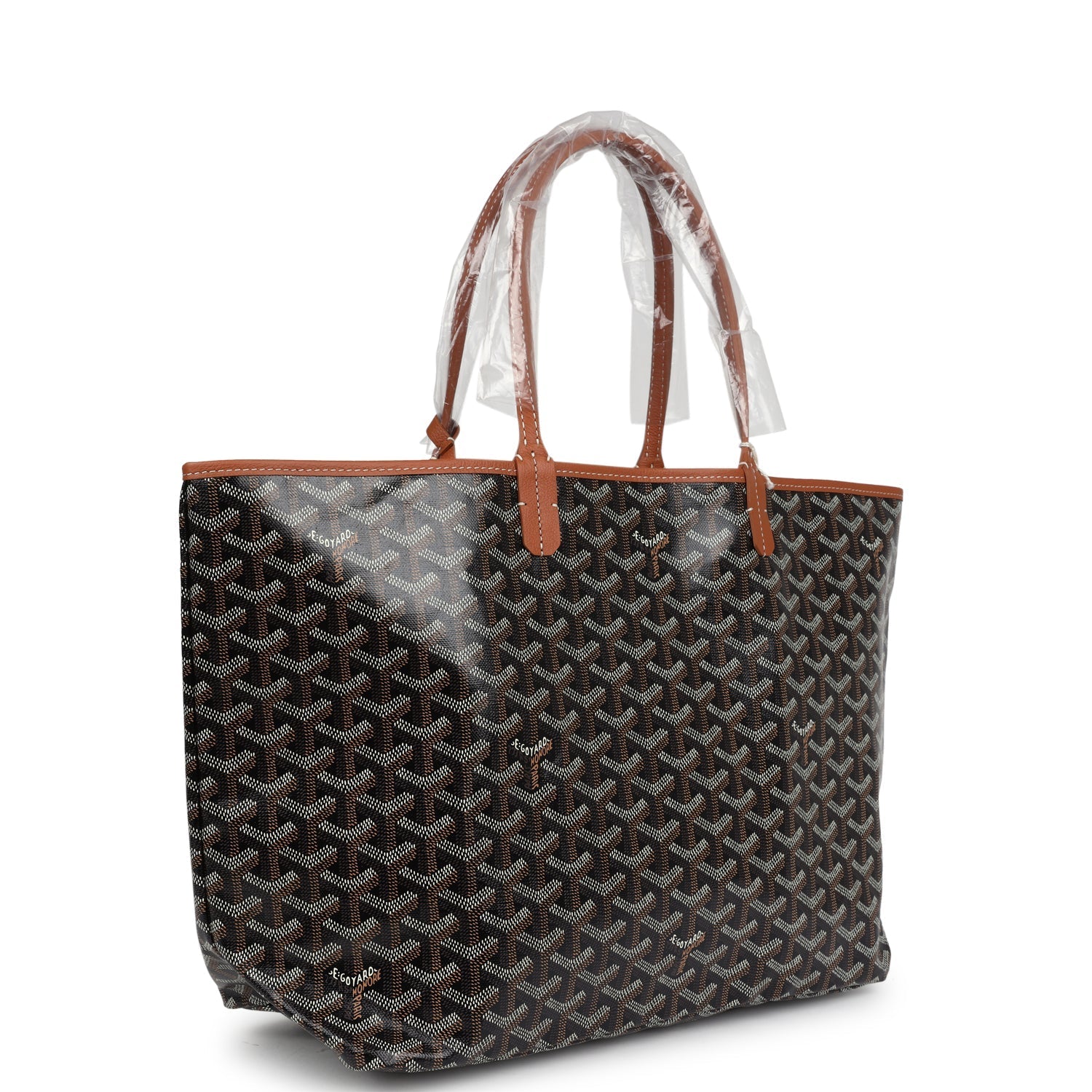 Goyard Goyardine Black and Brown St. Louis PM Tote Bag Palladium Hardware - Bob Flawless Skincare 