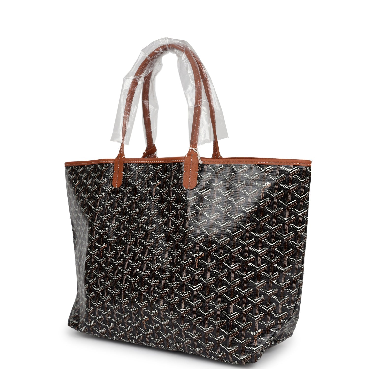 Goyard Goyardine Black and Brown St. Louis PM Tote Bag Palladium Hardware - Bob Flawless Skincare 