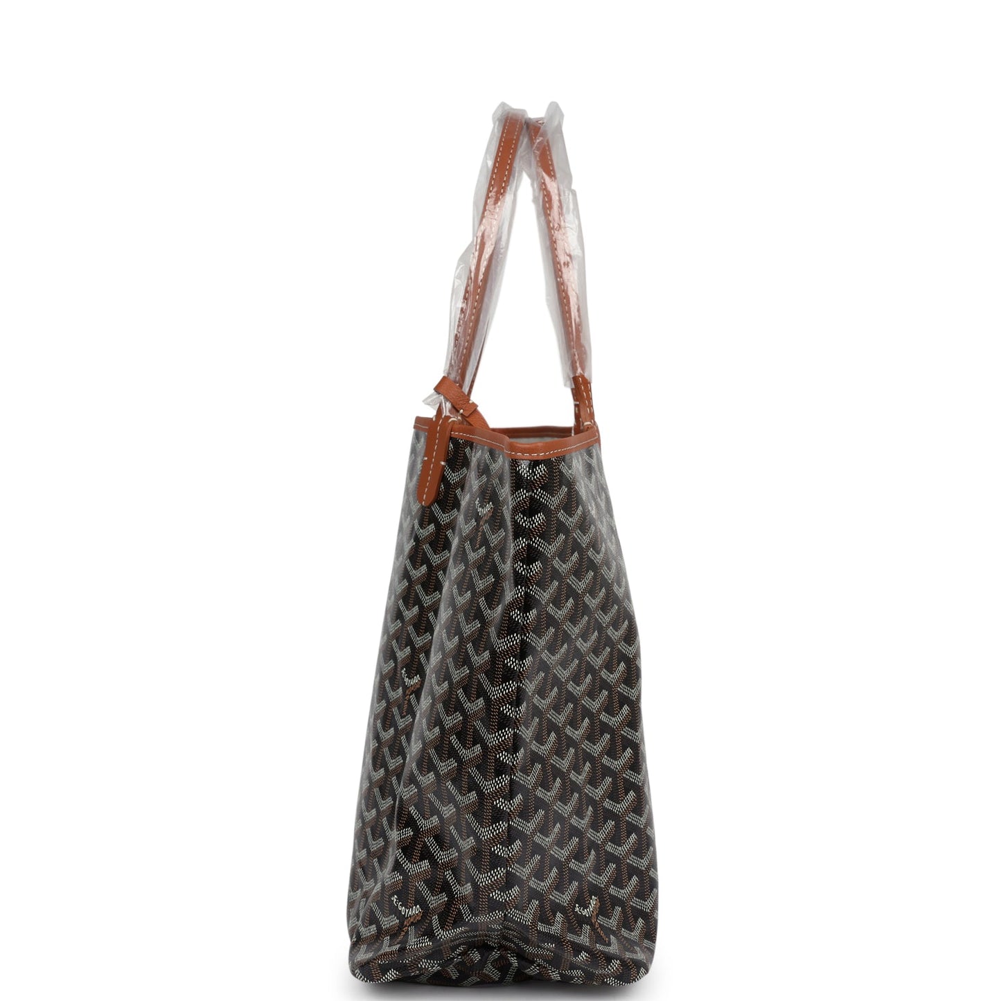 Goyard Goyardine Black and Brown St. Louis PM Tote Bag Palladium Hardware - Bob Flawless Skincare 