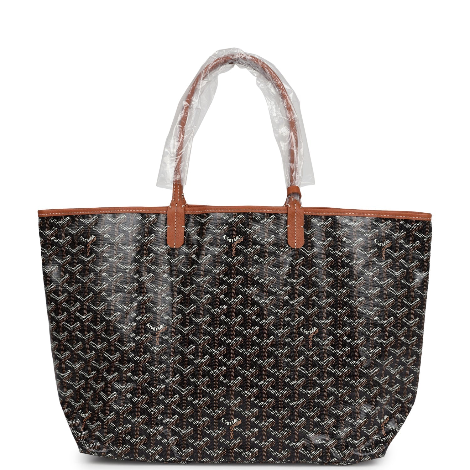 Goyard Goyardine Black and Brown St. Louis PM Tote Bag Palladium Hardware - Bob Flawless Skincare 