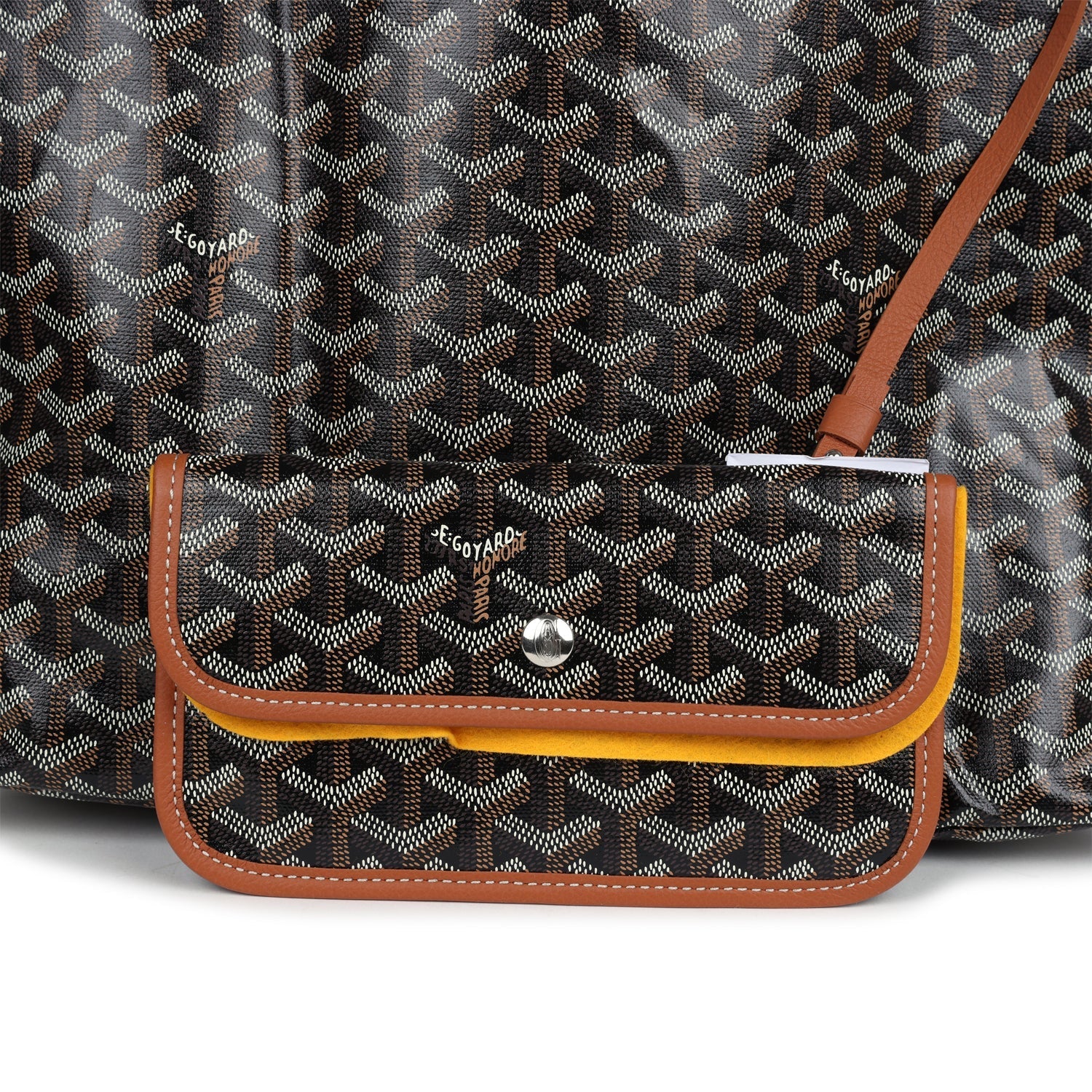 Goyard Goyardine Black and Brown St. Louis PM Tote Bag Palladium Hardware - Bob Flawless Skincare 