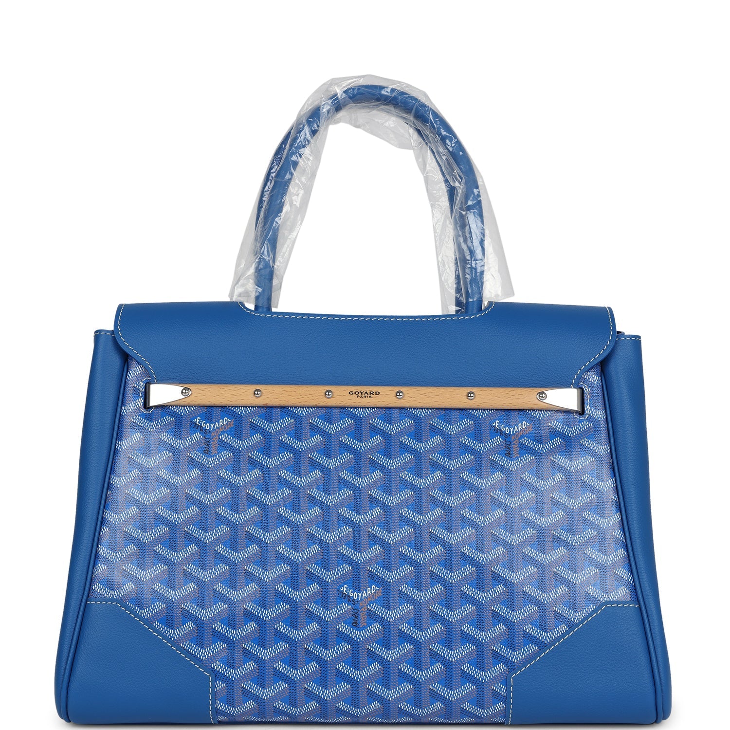 Goyard Saigon Tote Sky Blue Goyardine Canvas Palladium Hardware - Bob Flawless Skincare 