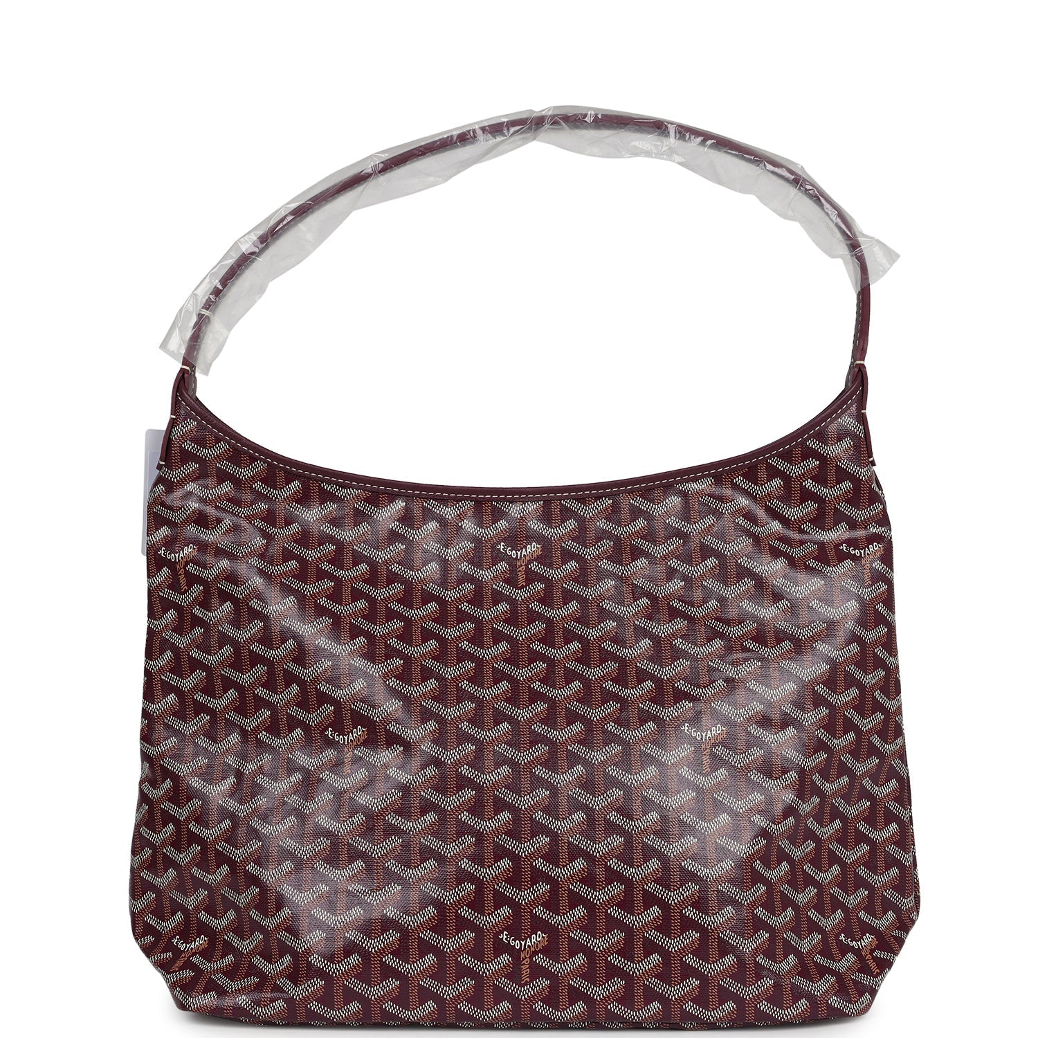 Goyard Goyardine Burgundy Boheme Hobo Bag Palladium Hardware - Bob Flawless Skincare 