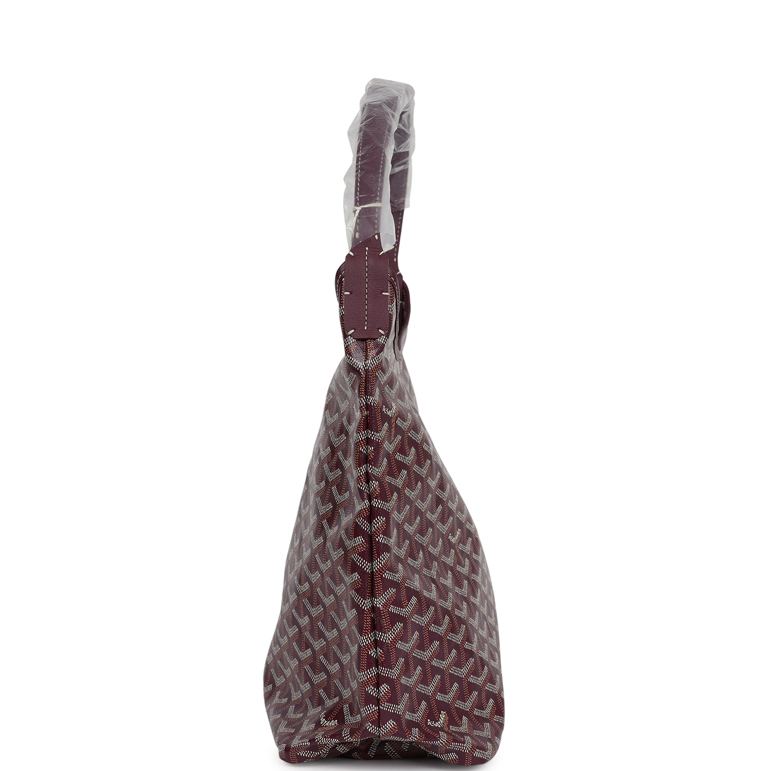 Goyard Goyardine Burgundy Boheme Hobo Bag Palladium Hardware - Bob Flawless Skincare 