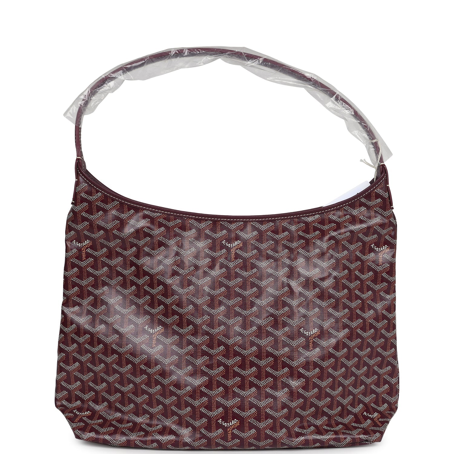 Goyard Goyardine Burgundy Boheme Hobo Bag Palladium Hardware - Bob Flawless Skincare 