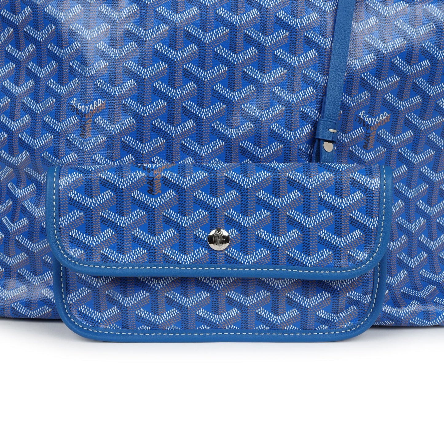 Goyard Goyardine Sky Blue Boheme Hobo Bag Palladium Hardware - Bob Flawless Skincare 