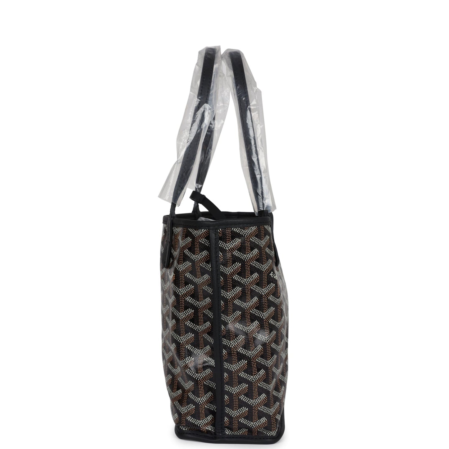 Goyard Goyardine Black Anjou Mini Bag Palladium Hardware - Bob Flawless Skincare 