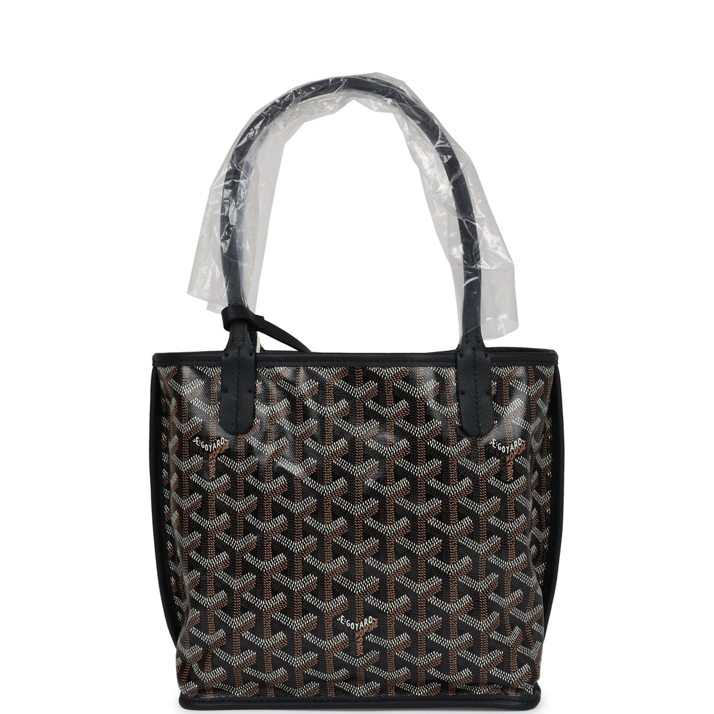 Goyard Goyardine Black Anjou Mini Bag Palladium Hardware - Bob Flawless Skincare 