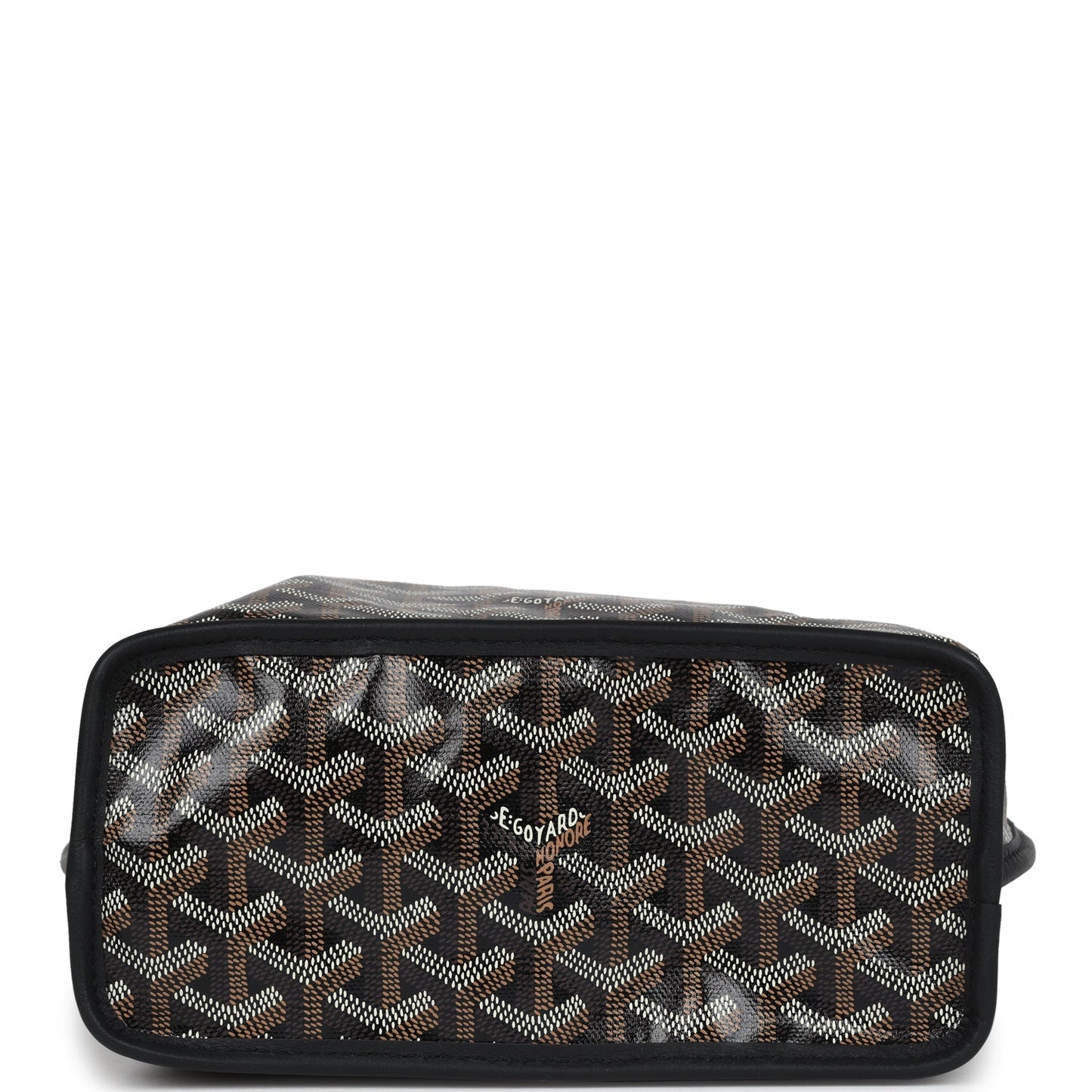 Goyard Goyardine Black Anjou Mini Bag Palladium Hardware - Bob Flawless Skincare 