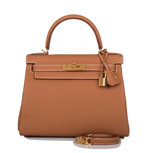 Hermes Kelly Retourne 28 Gold Togo Gold Hardware