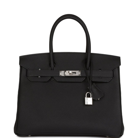 Hermes Birkin 30 Black Togo Palladium Hardware - Bob Flawless Skincare 