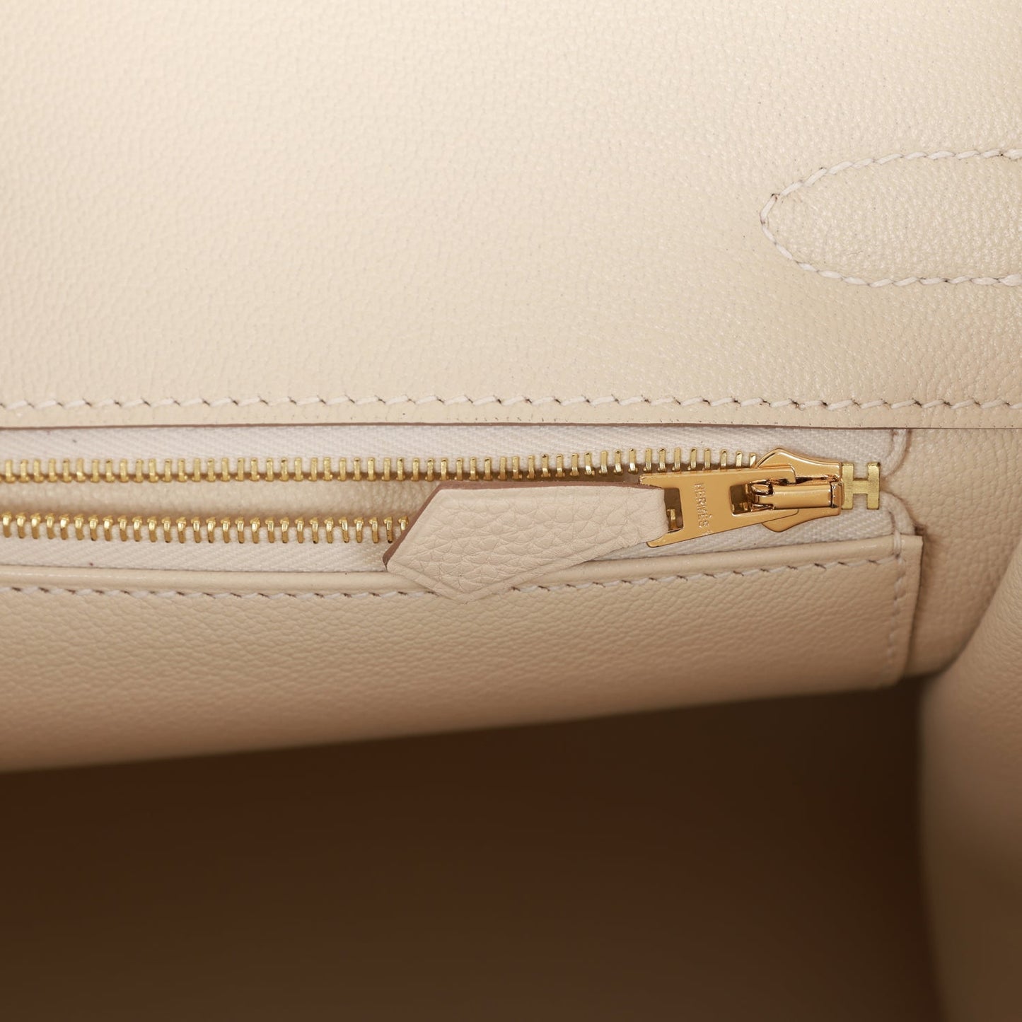 Hermès Birkin 30 Craie Togo Gold Hardware