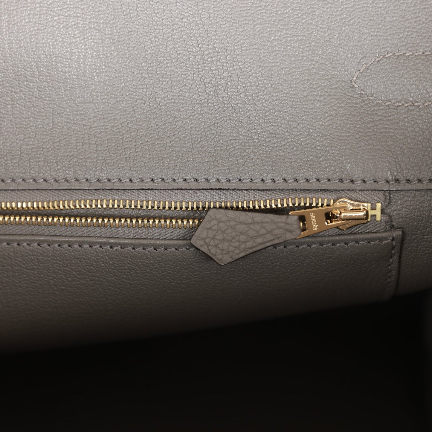 Hermes Birkin 35 Gris Meyer Togo Gold Hardware