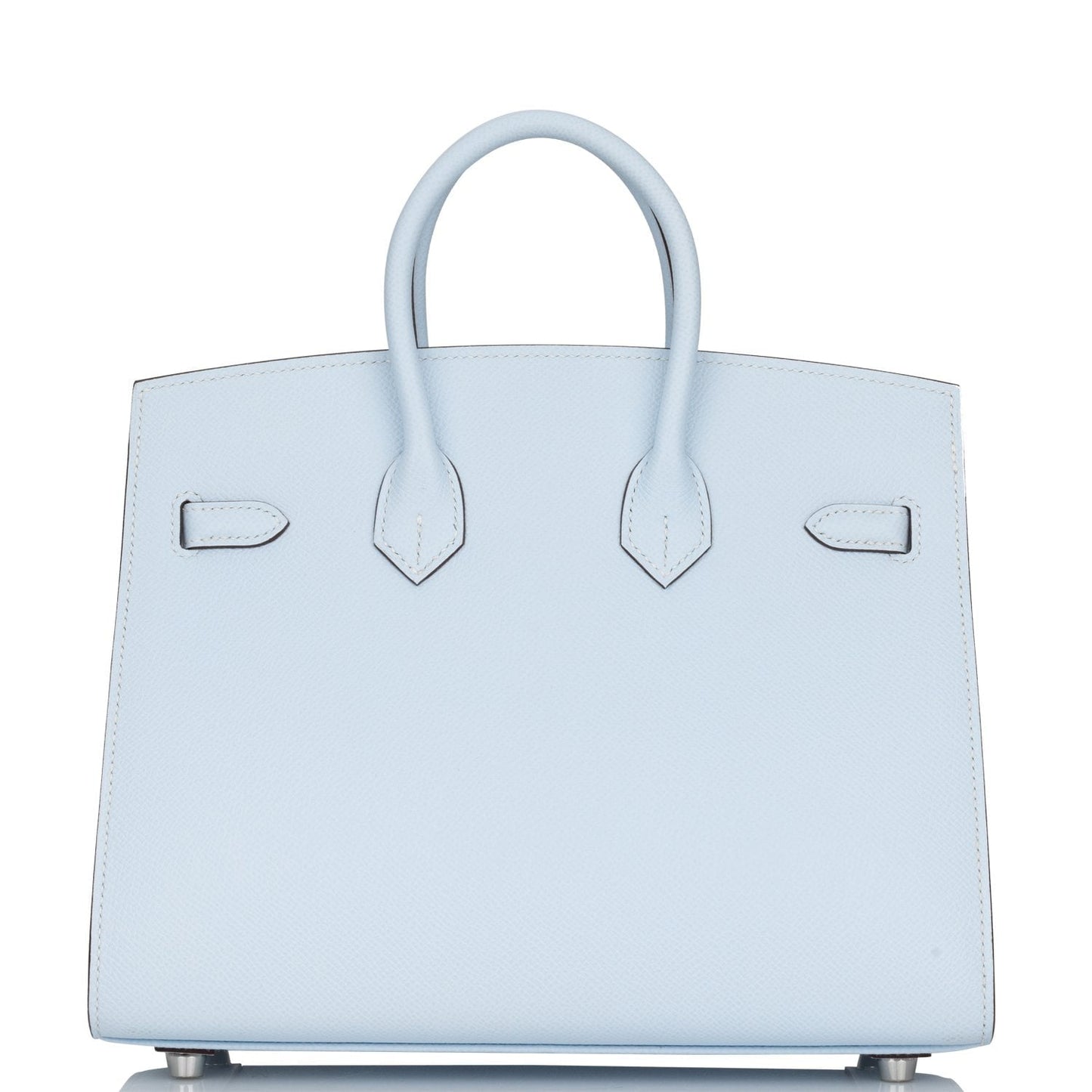 Hermes Birkin Sellier 25 Bleu Brume Epsom Palladium Hardware