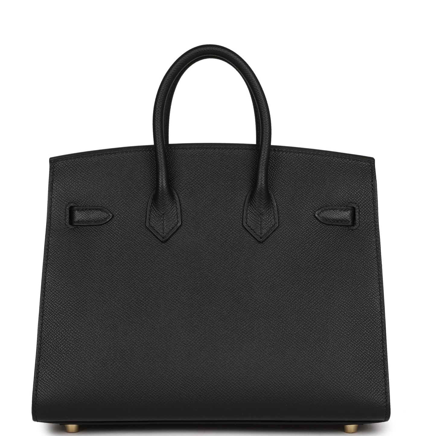 Hermes Birkin Sellier 25 Black Epsom Gold Hardware